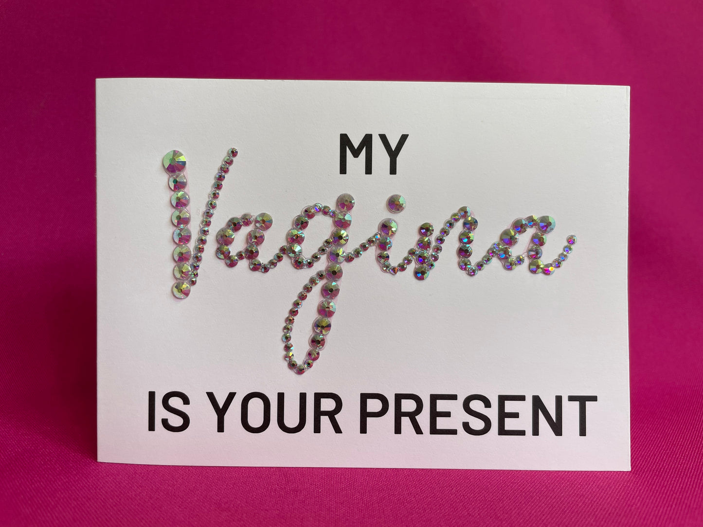 My vagina is your present Postkaart