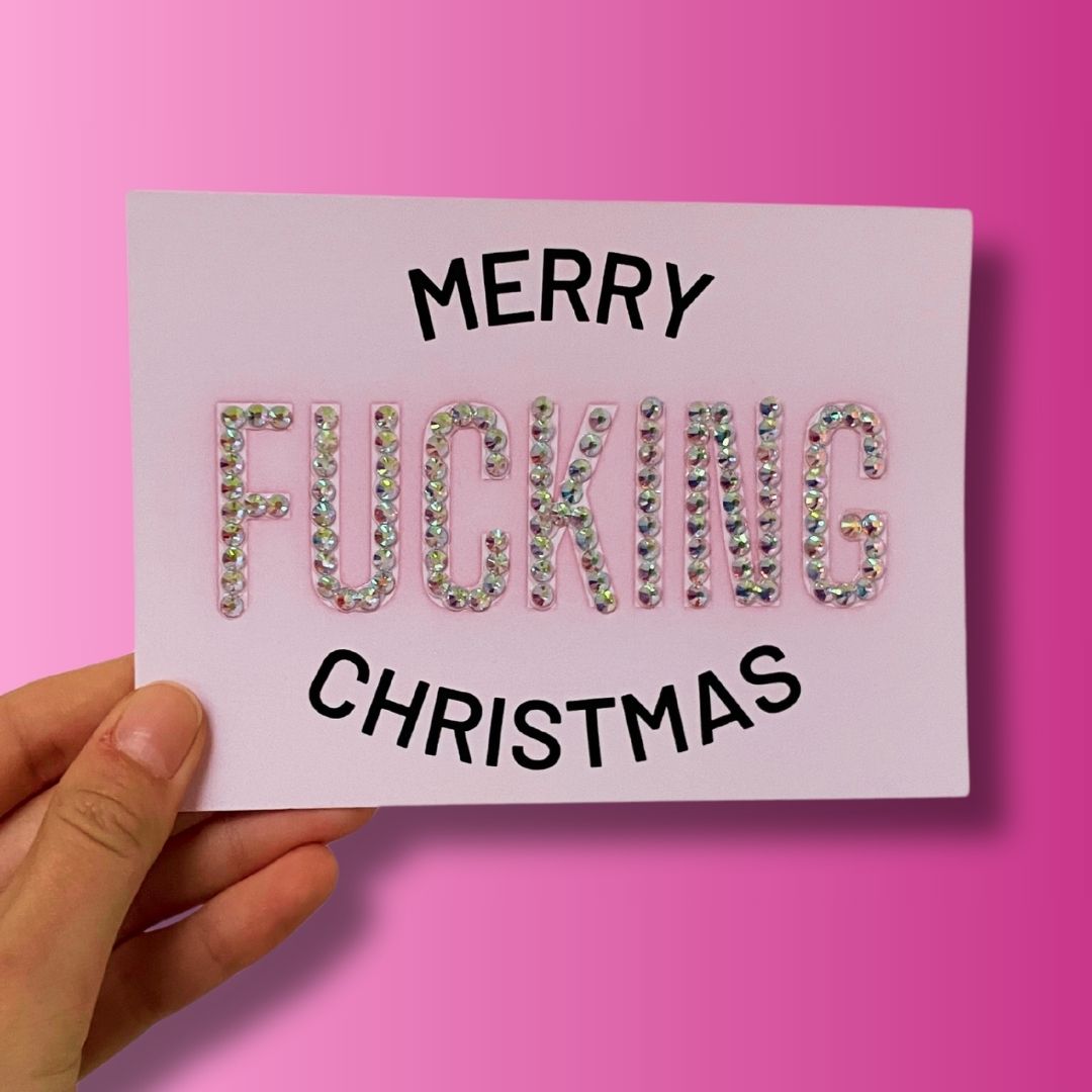 Merry fucking Christmas Postkaart