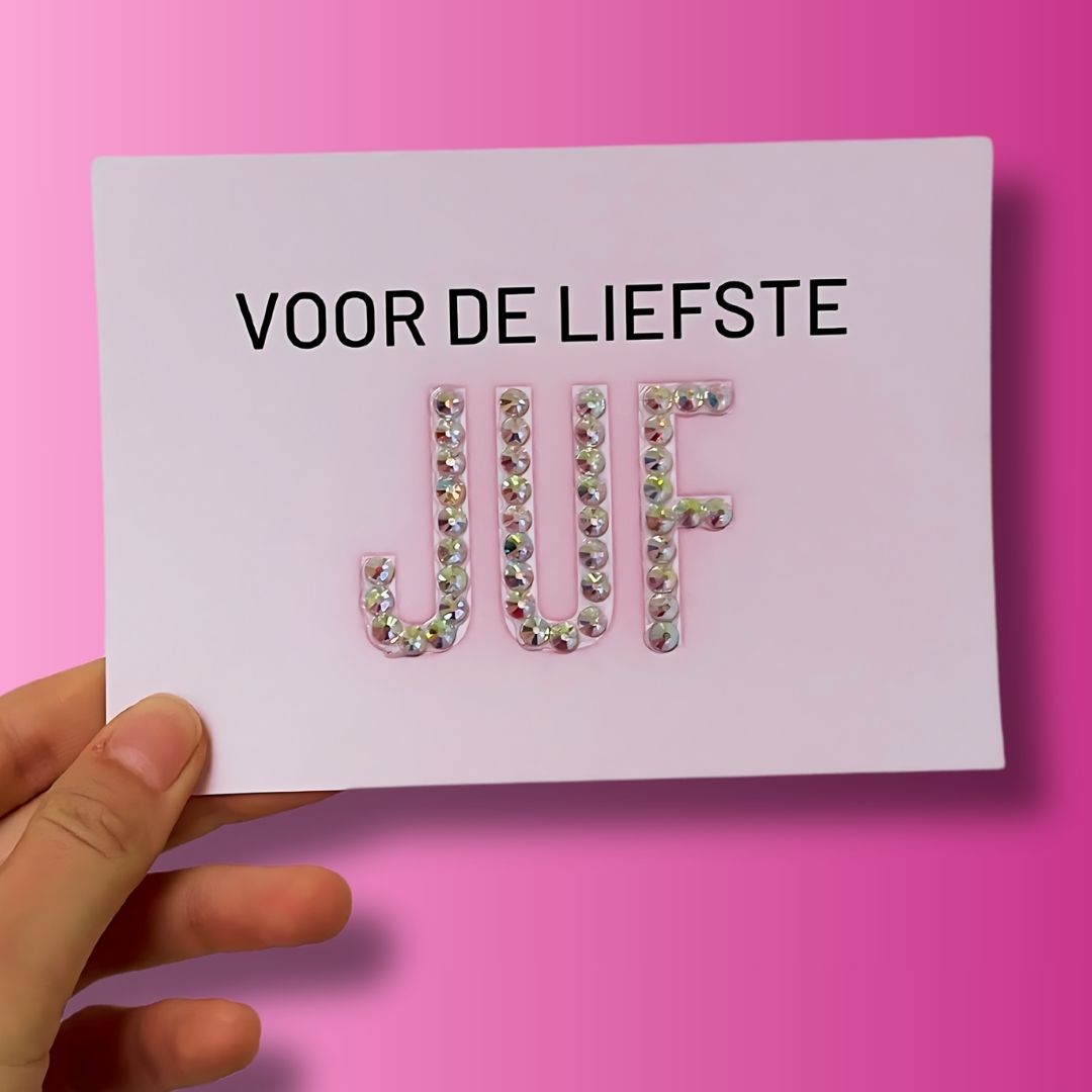 Voor de liefste juf Postkaart