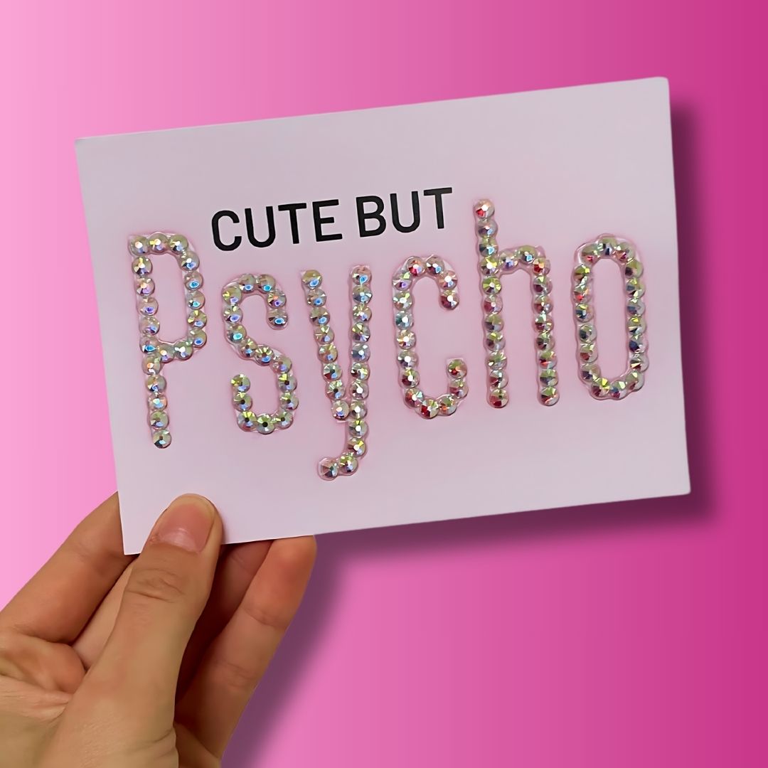 Cute but psycho Postkaart