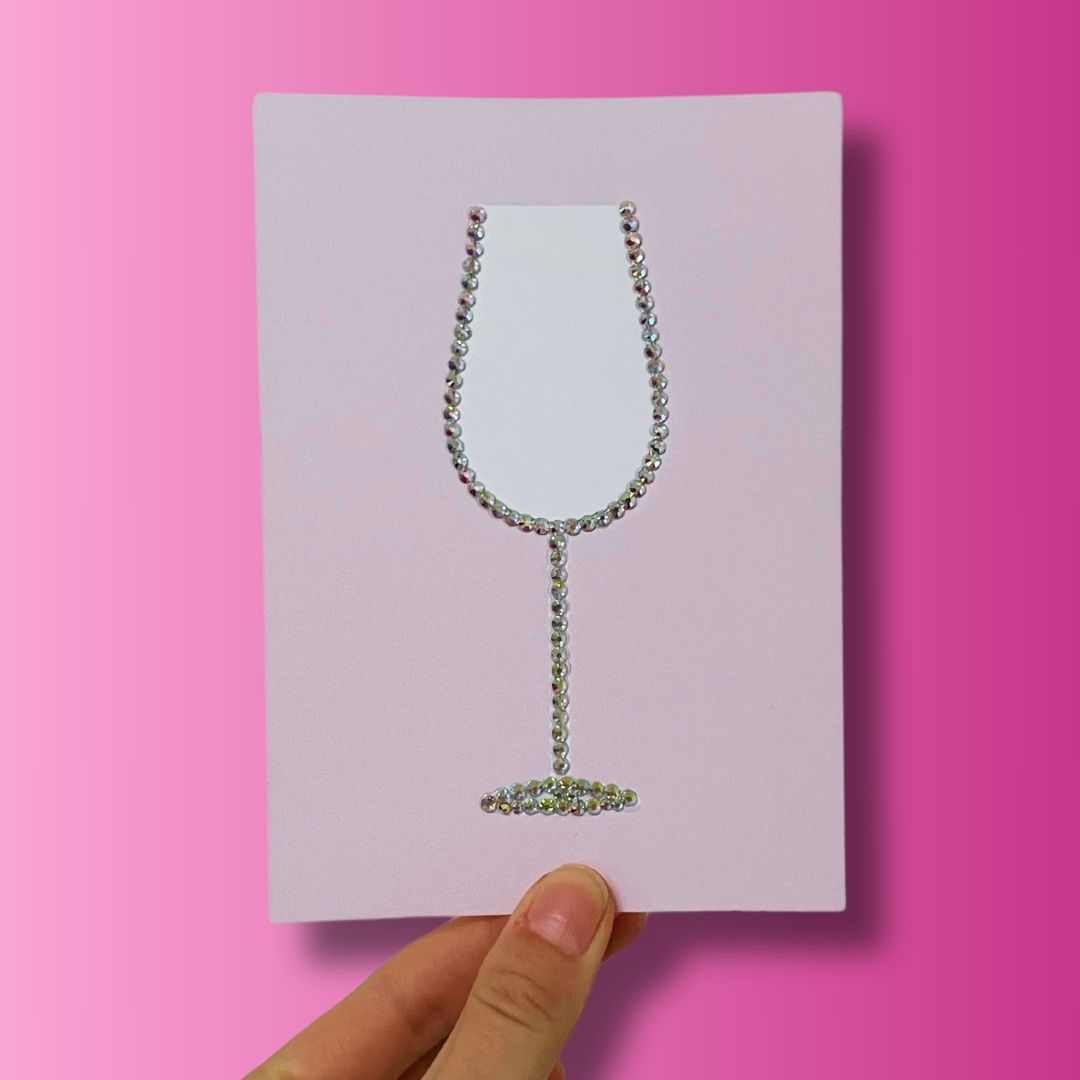 Wine glass Postkaart