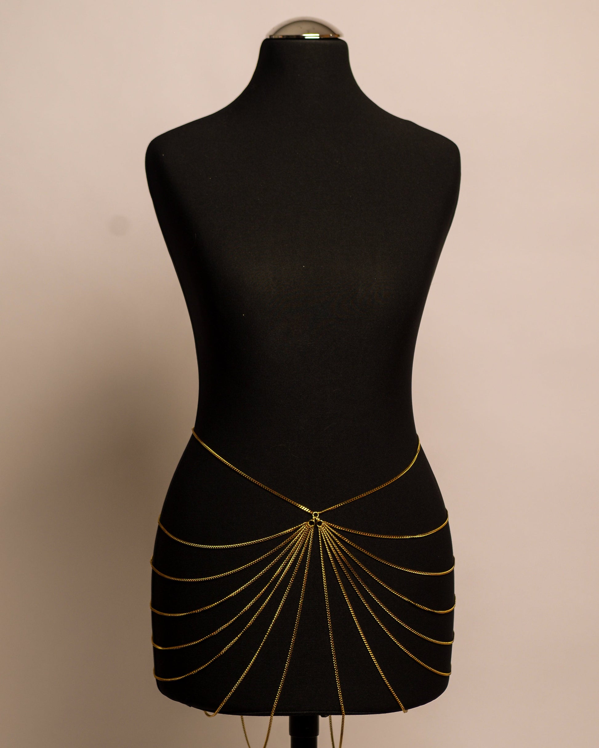 After Dark Belt stainless steel body chain handgemaakt op maat