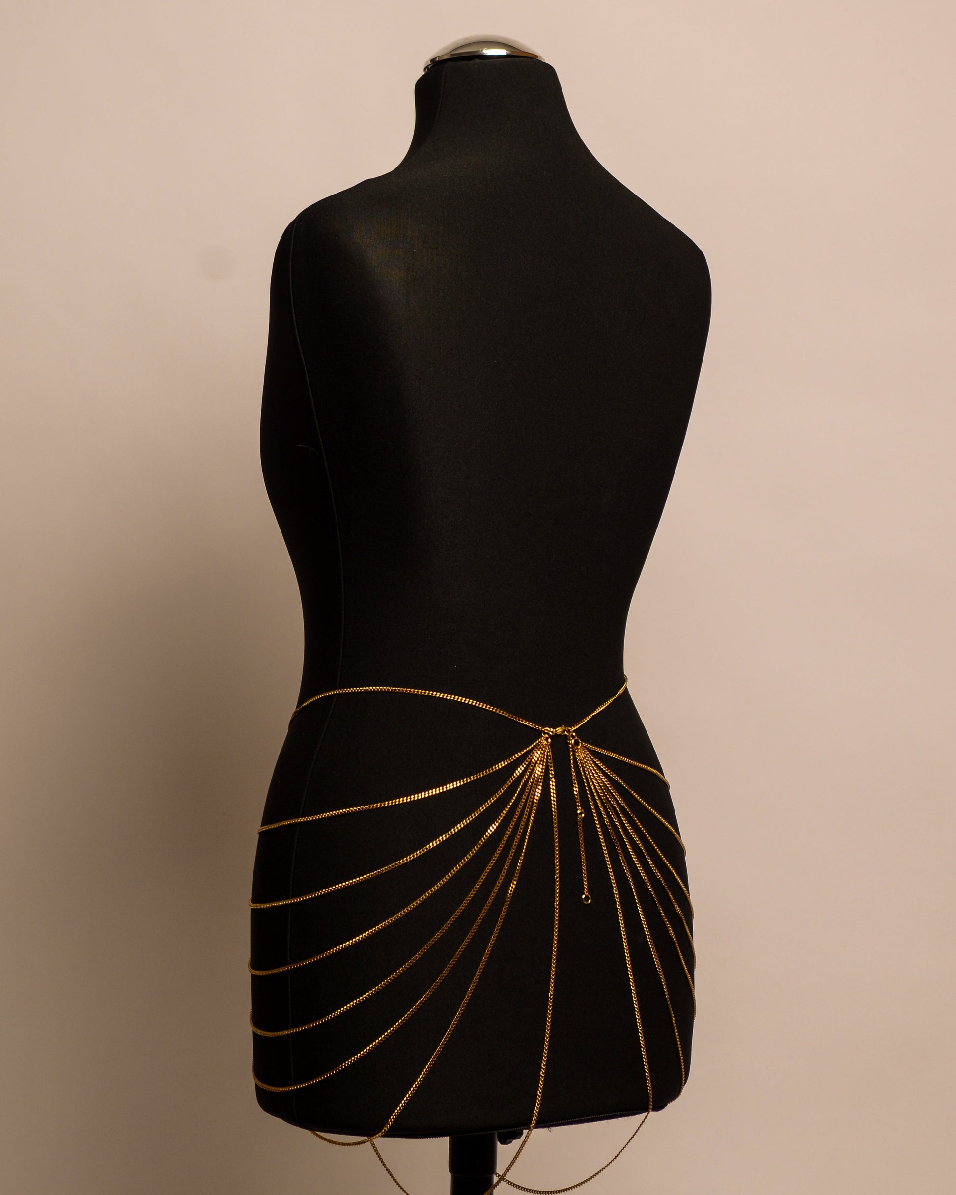 After Dark Belt stainless steel body chain handgemaakt op maat