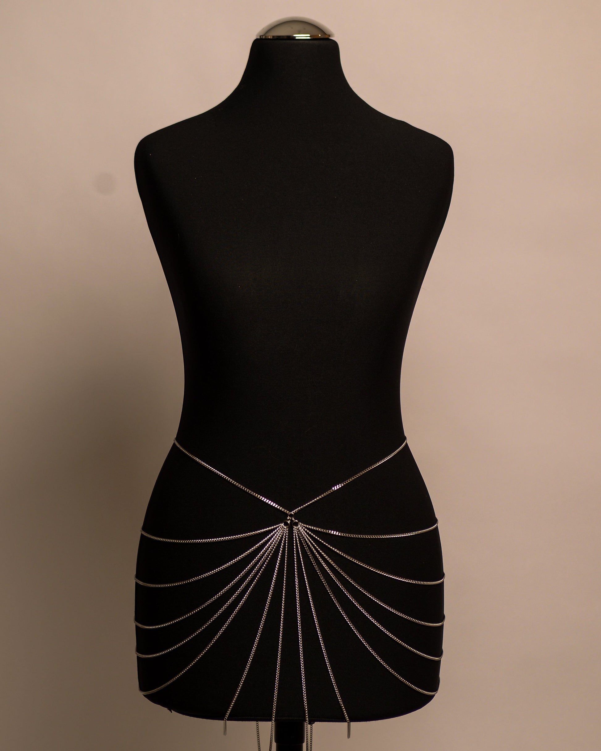 After Dark Belt stainless steel body chain handgemaakt op maat