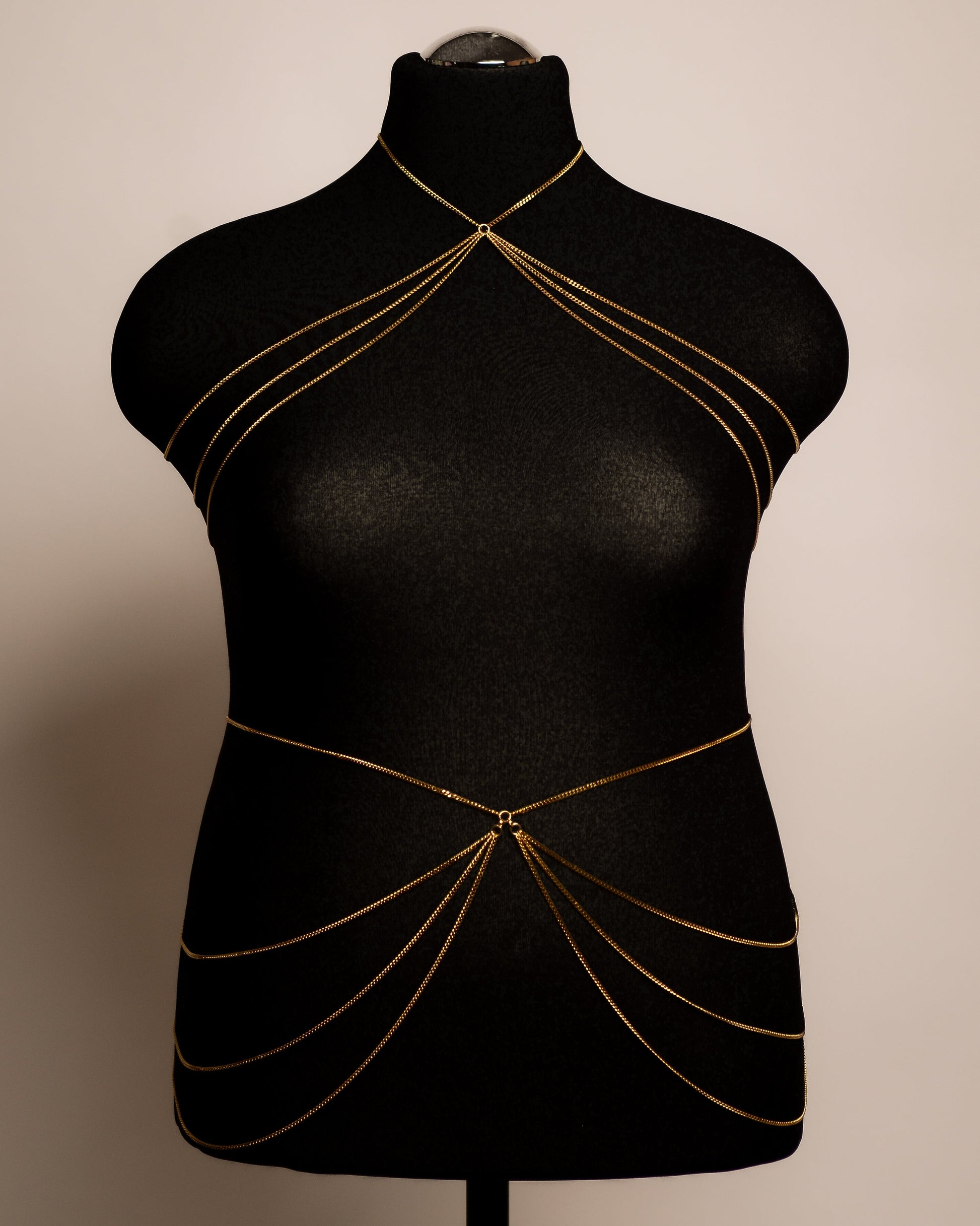 Aura Belt stainless steel body chain handgemaakt op maat