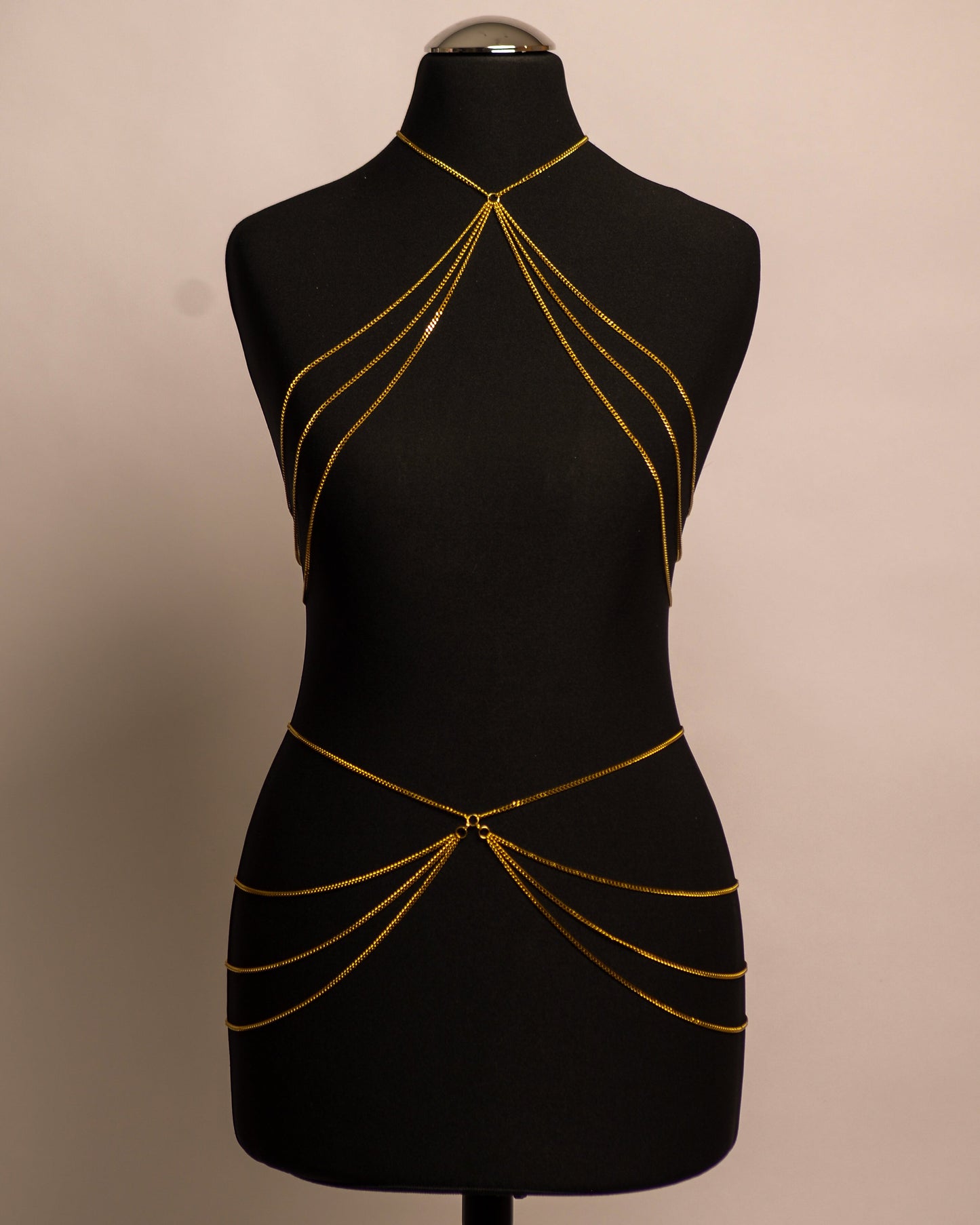 Aura Belt stainless steel body chain handgemaakt op maat