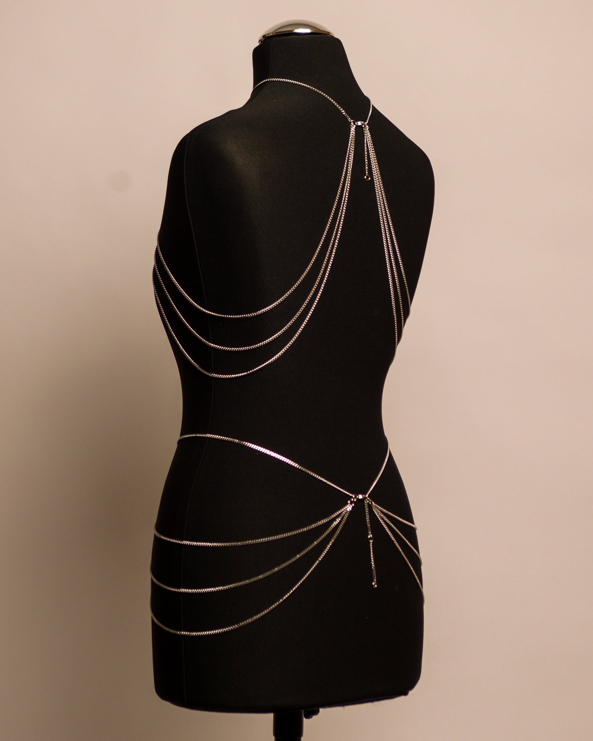 Aura Top stainless steel body chain handgemaakt op maat