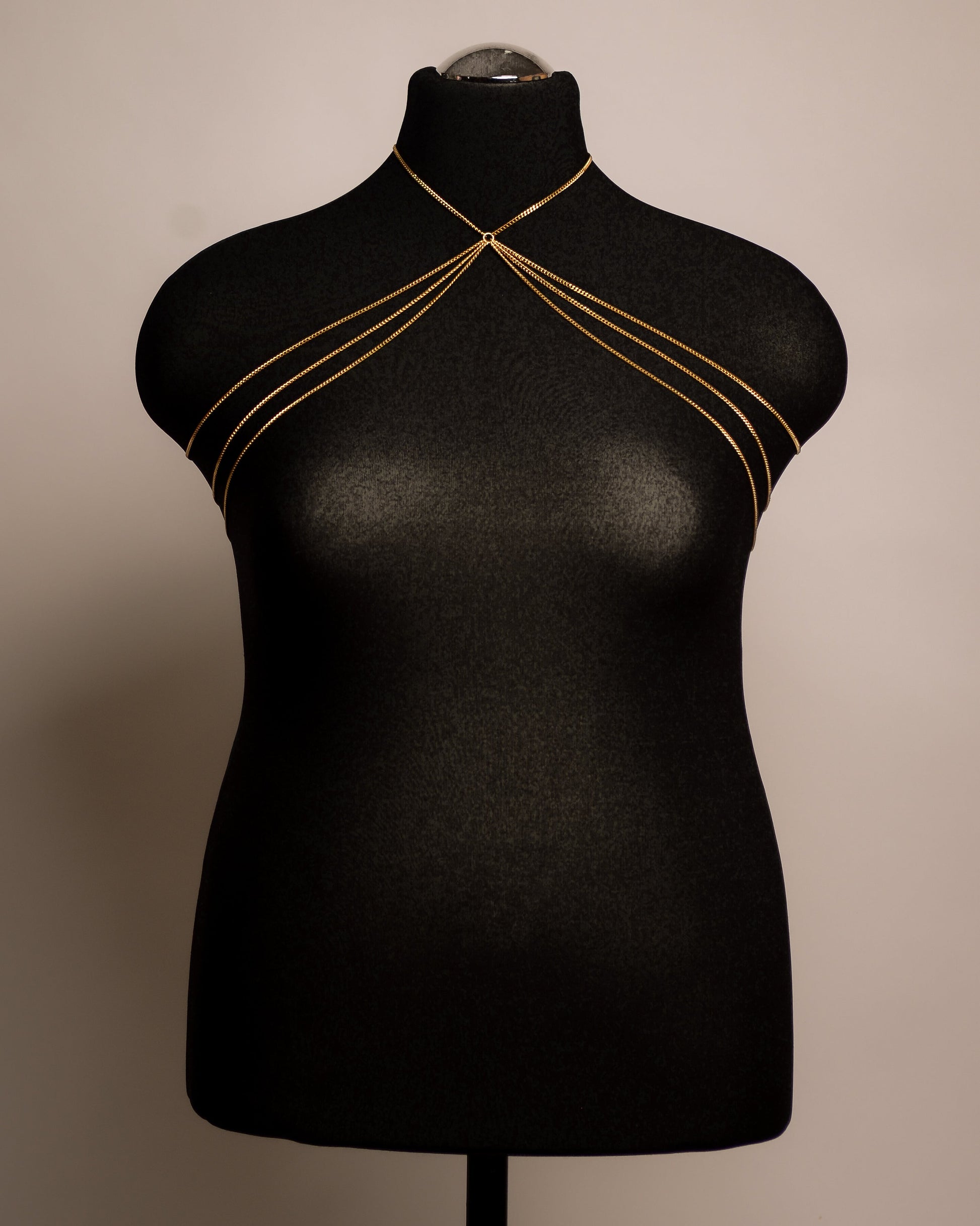 Aura Top stainless steel body chain handgemaakt op maat