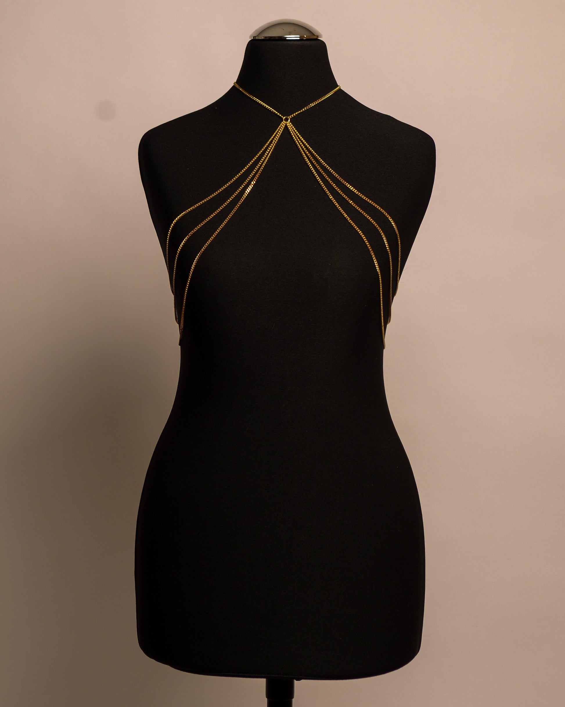 Aura Top stainless steel body chain handgemaakt op maat