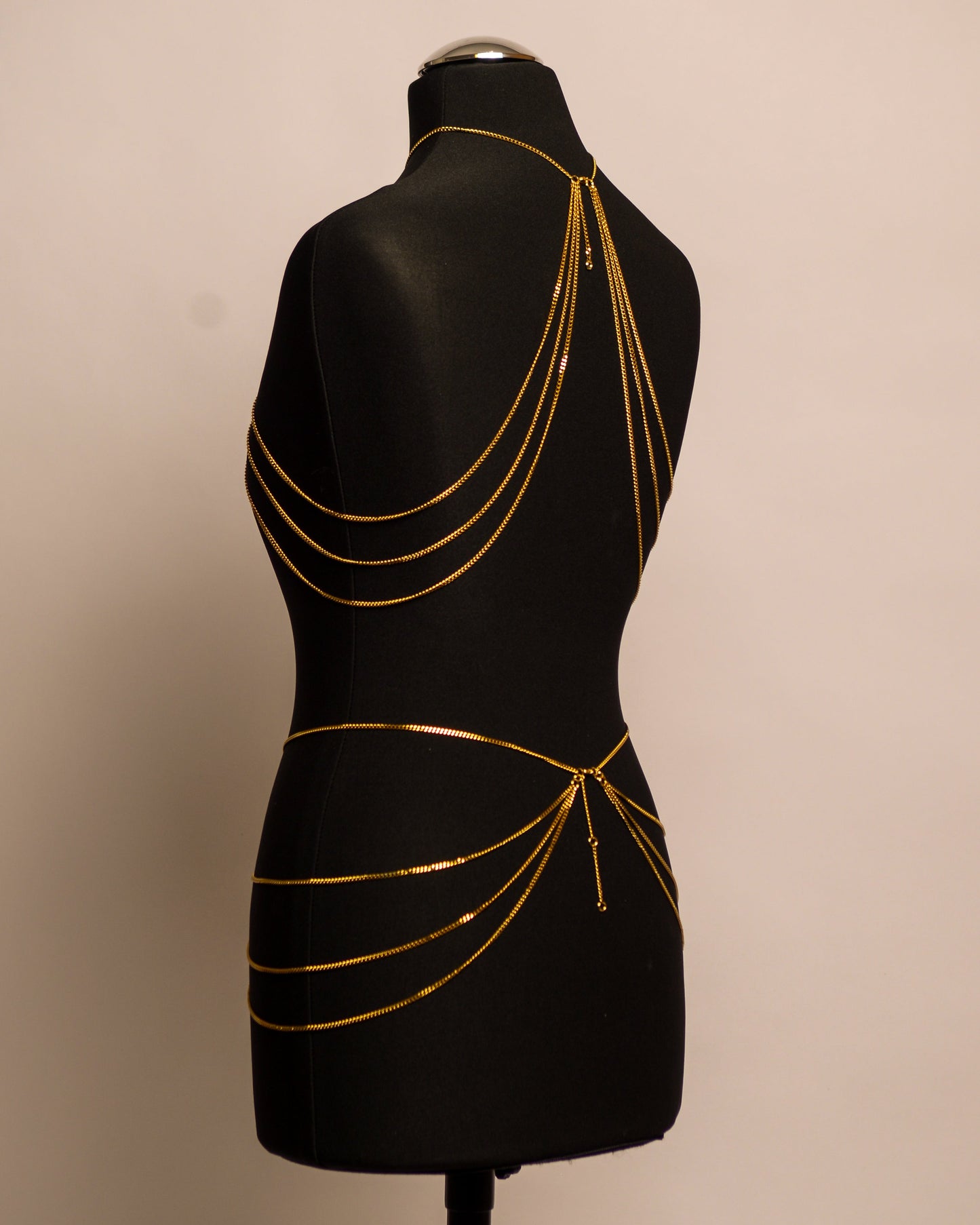 Aura Top stainless steel body chain handgemaakt op maat