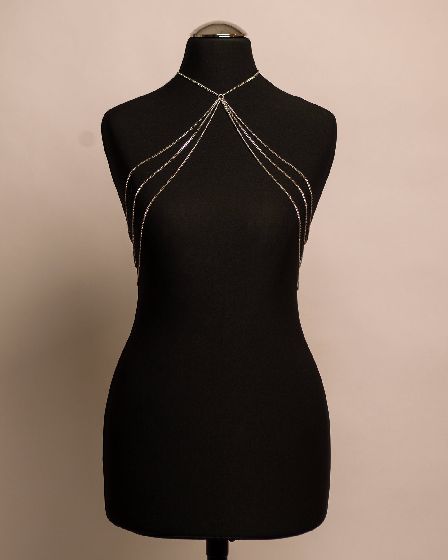 Aura Top stainless steel body chain handgemaakt op maat