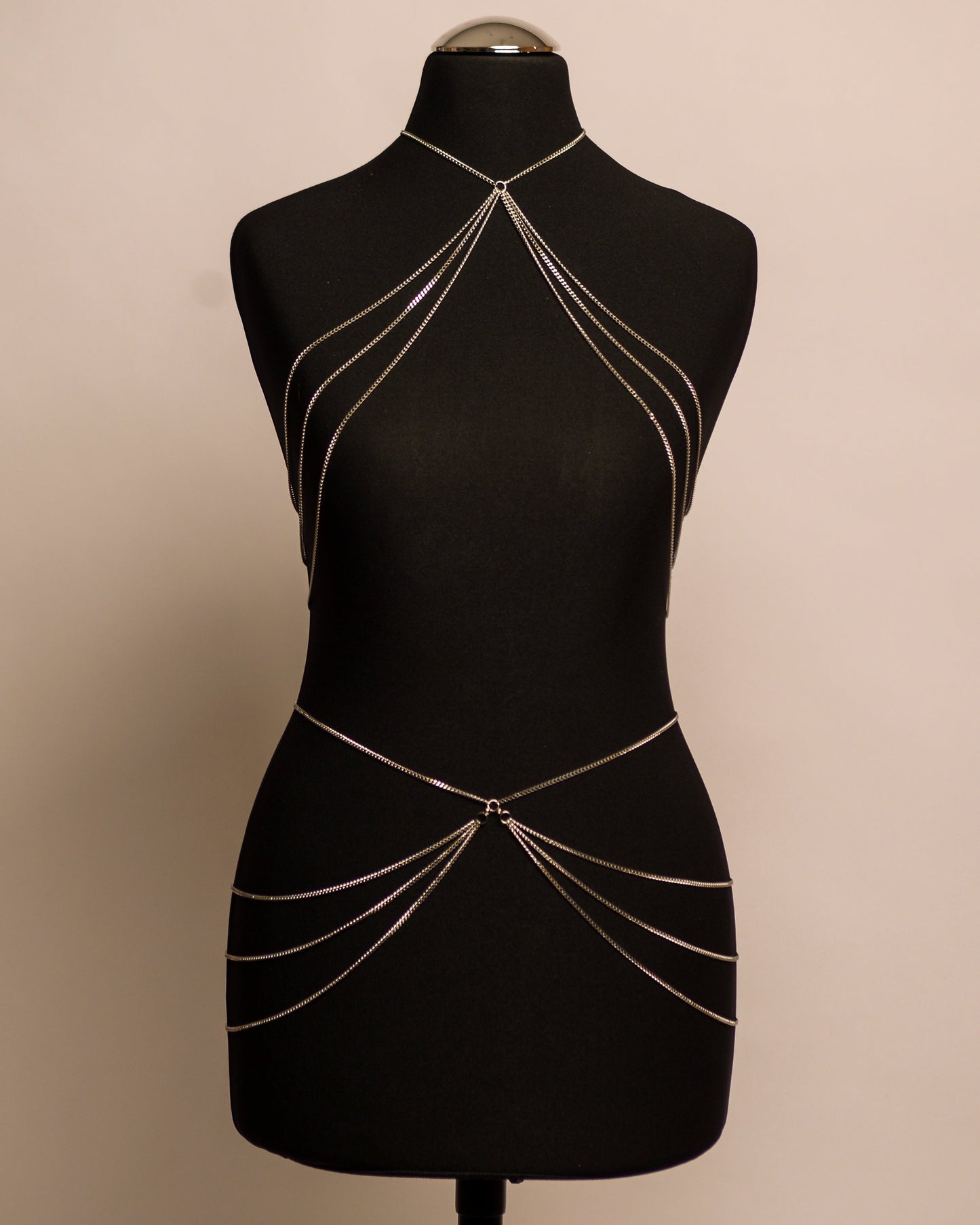 Aura Top stainless steel body chain handgemaakt op maat