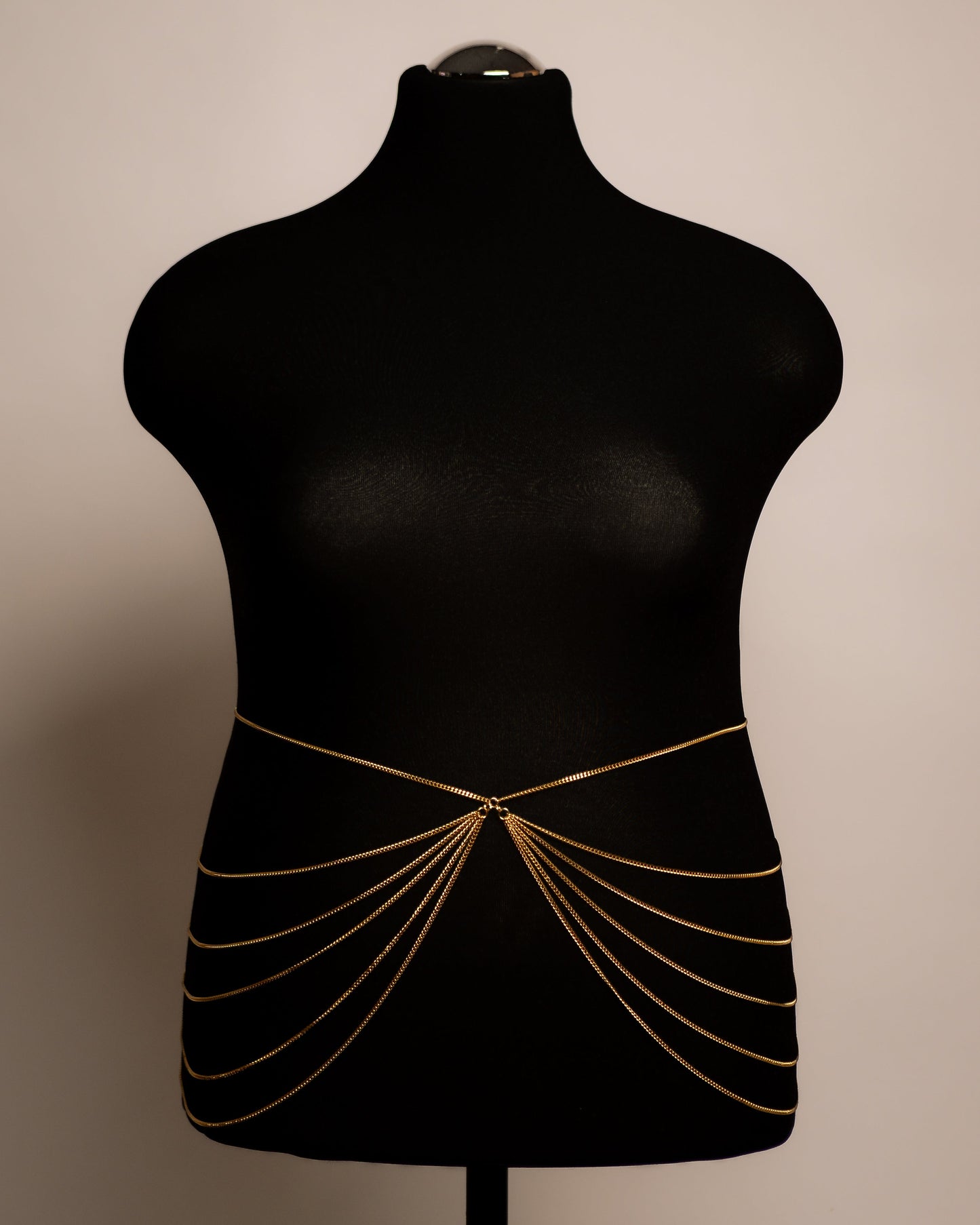 Butterfly Belt stainless steel body chain handgemaakt op maat