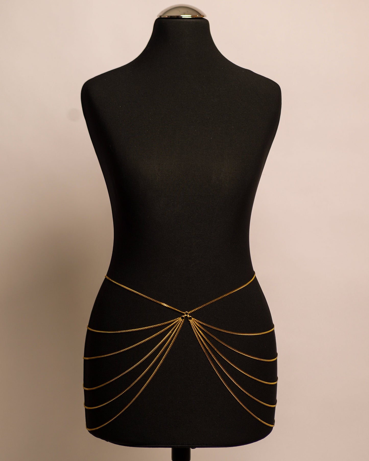 Butterfly Belt stainless steel body chain handgemaakt op maat