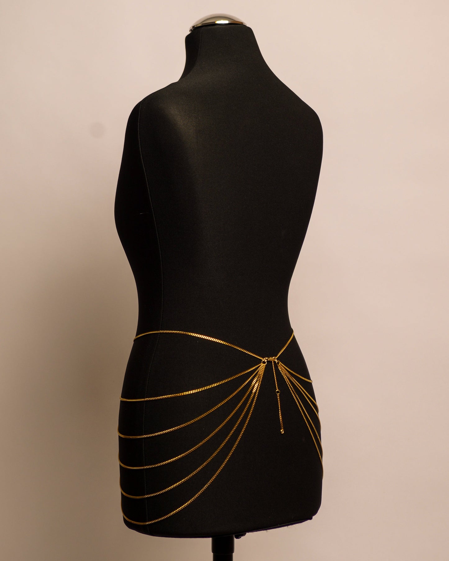 Butterfly Belt stainless steel body chain handgemaakt op maat