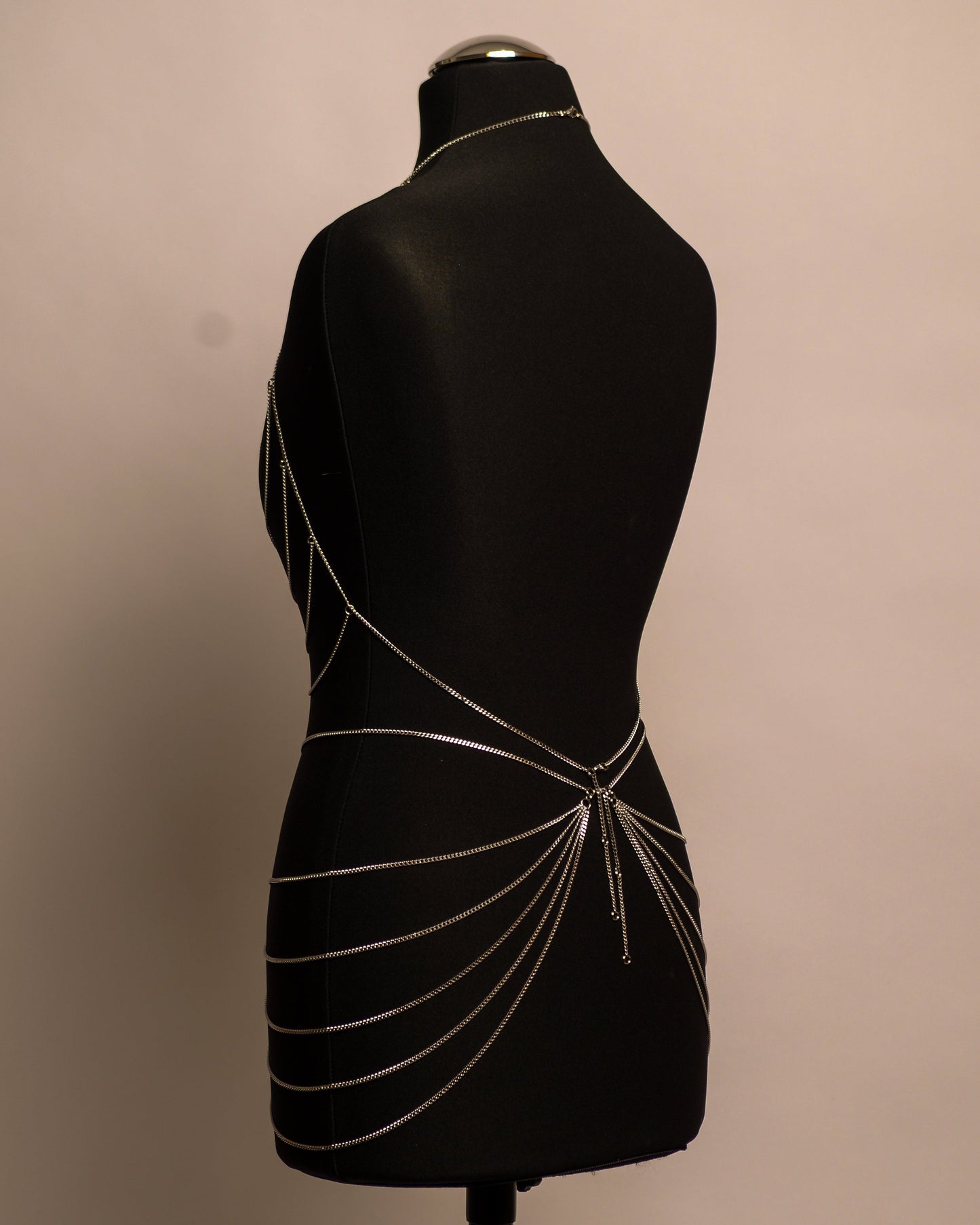 Butterfly Belt stainless steel body chain handgemaakt op maat