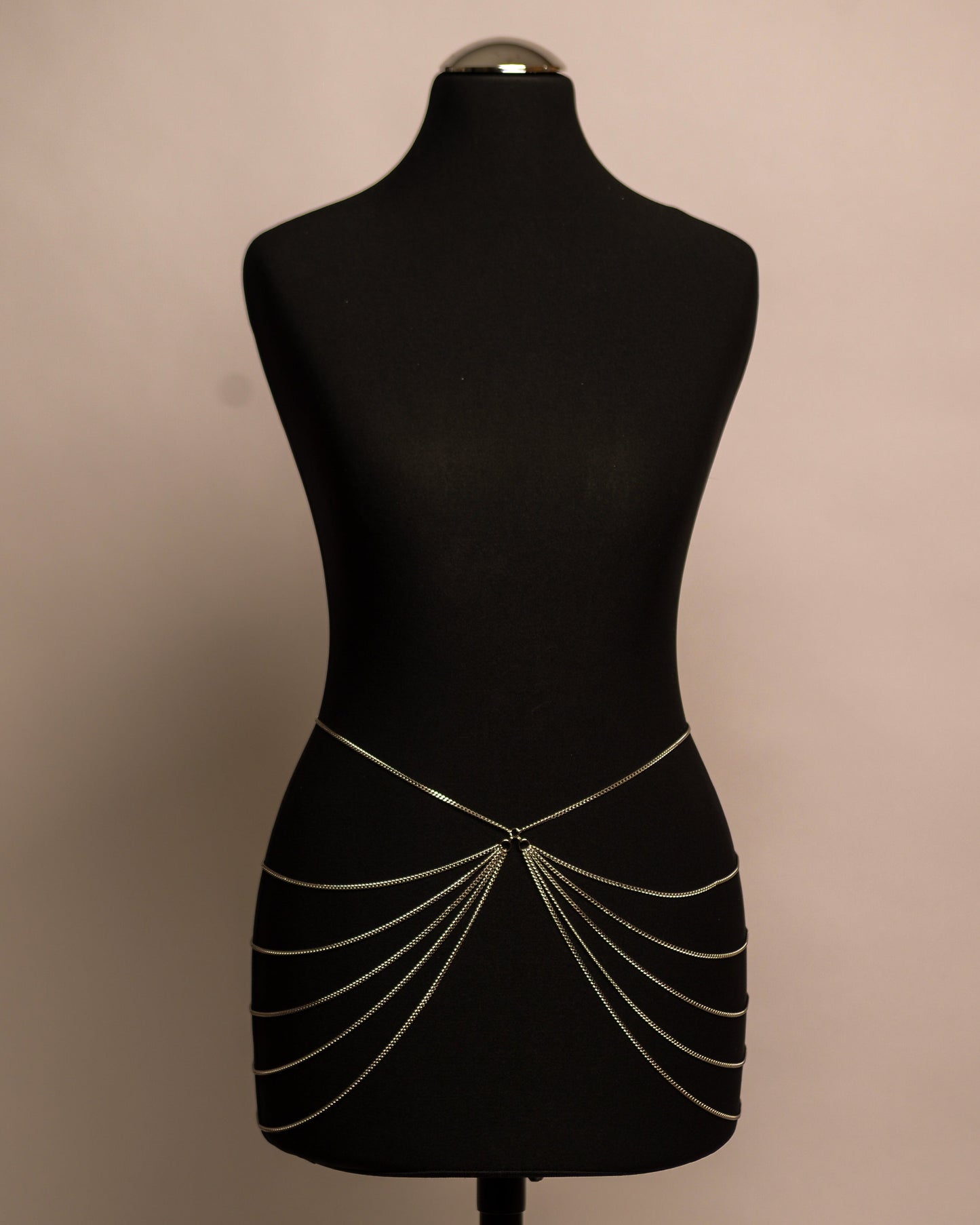 Butterfly Belt stainless steel body chain handgemaakt op maat