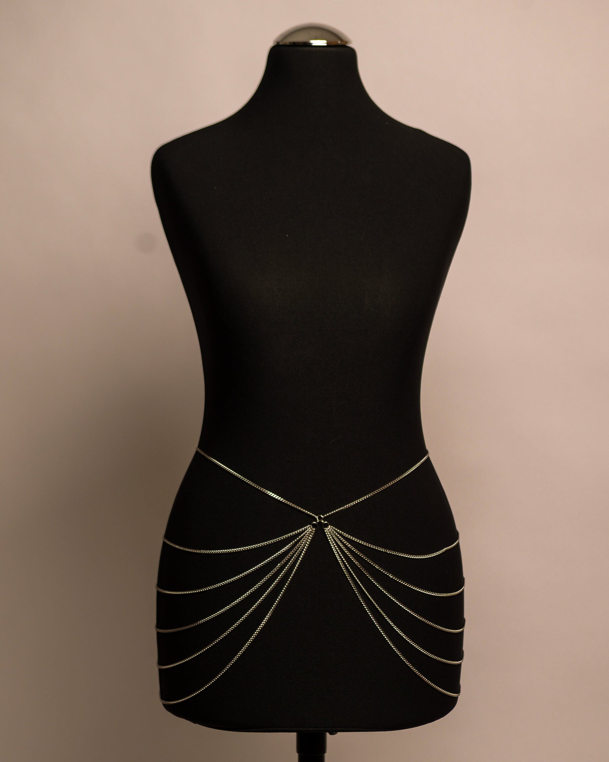 Butterfly Belt stainless steel body chain handgemaakt op maat