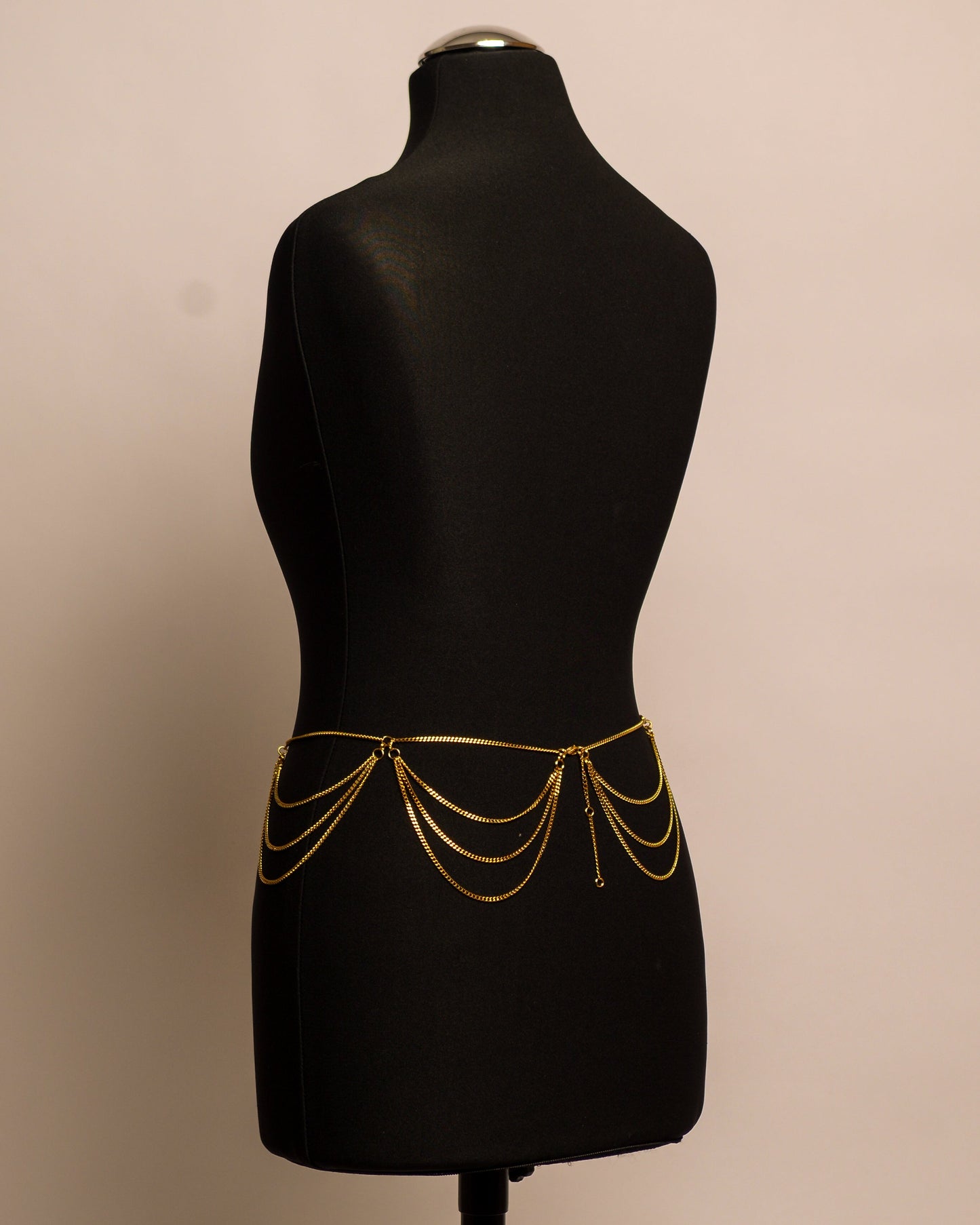 Dahlia Belt stainless steel body chain handgemaakt op maat