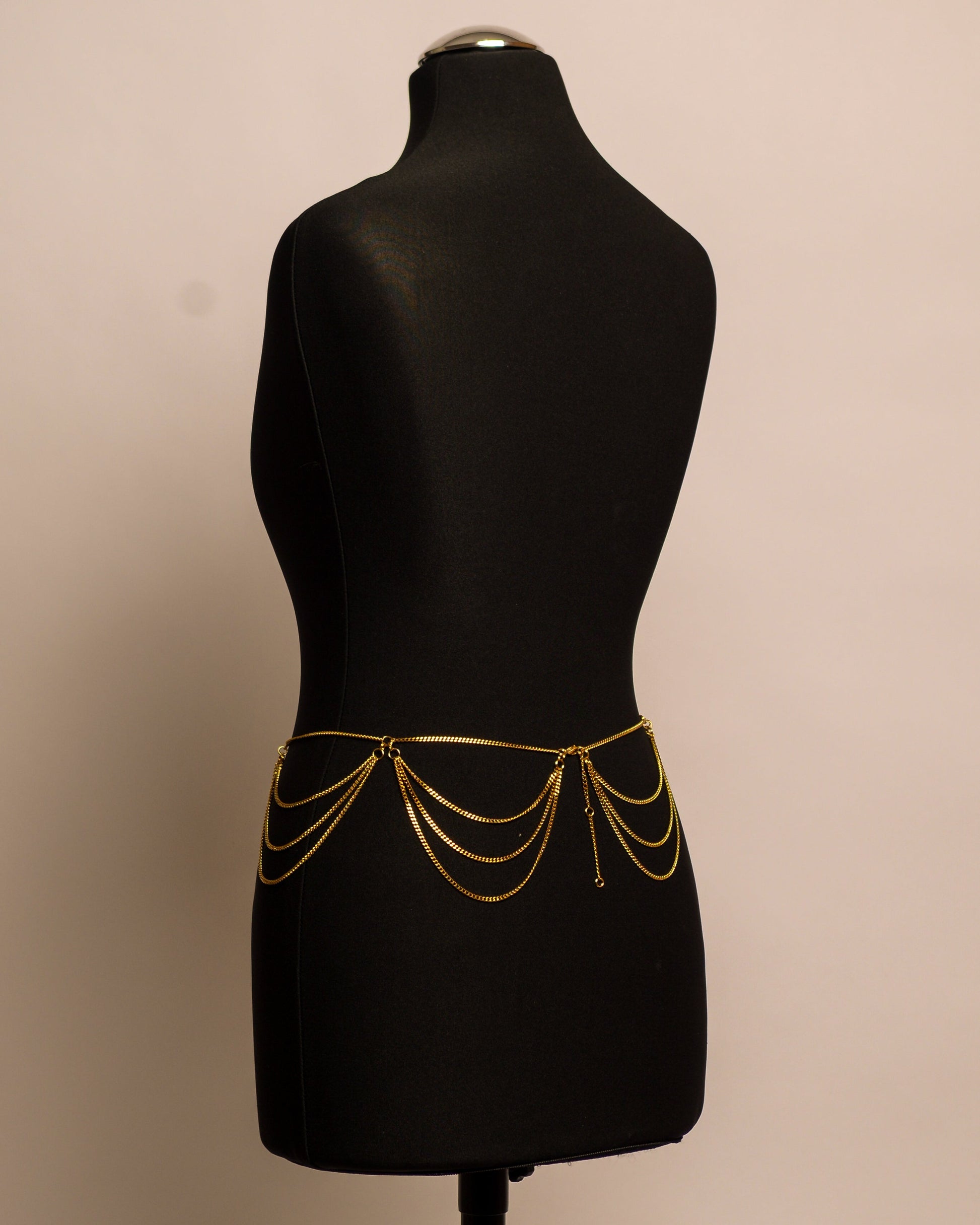 Dahlia Belt stainless steel body chain handgemaakt op maat