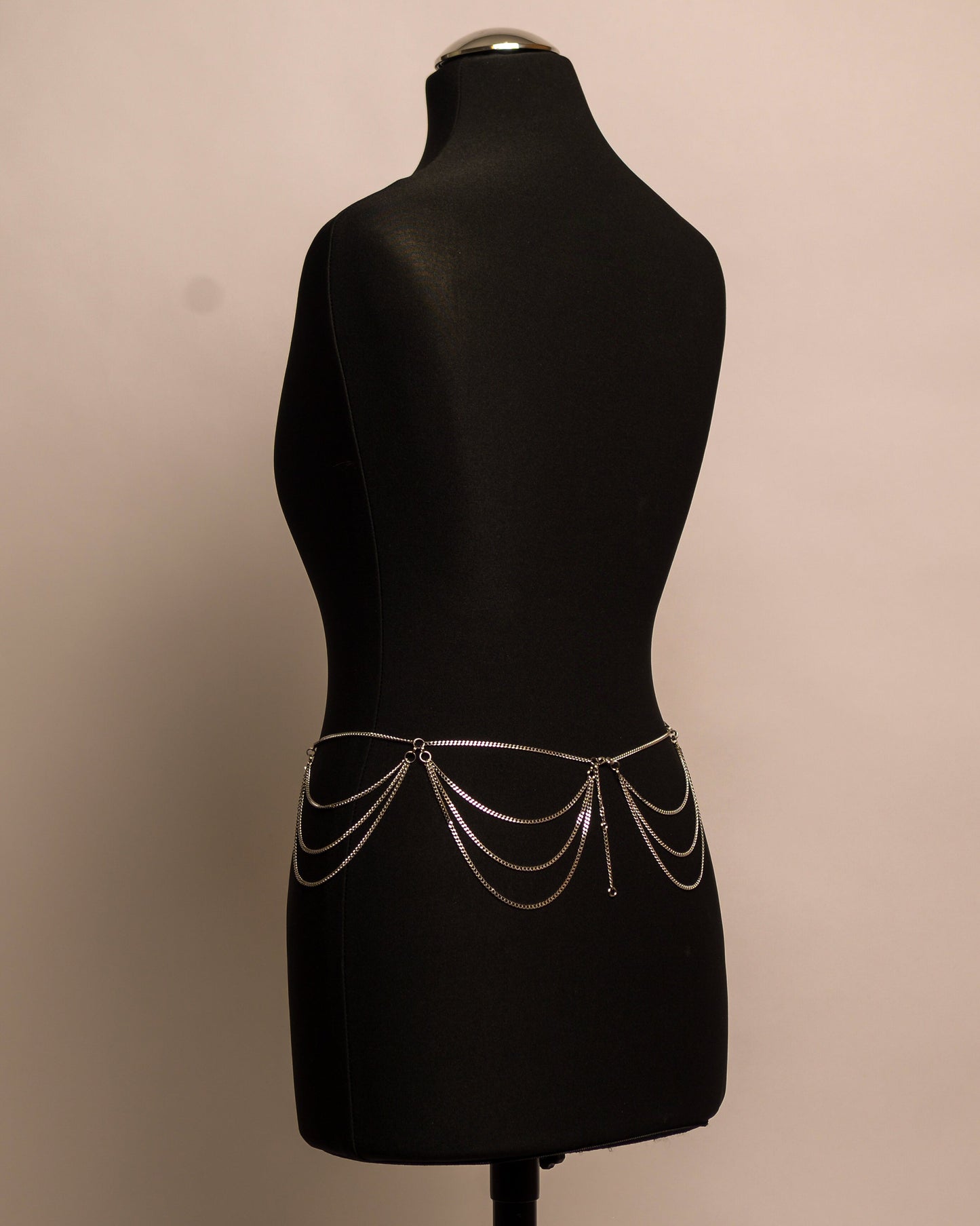 Dahlia Belt stainless steel body chain handgemaakt op maat