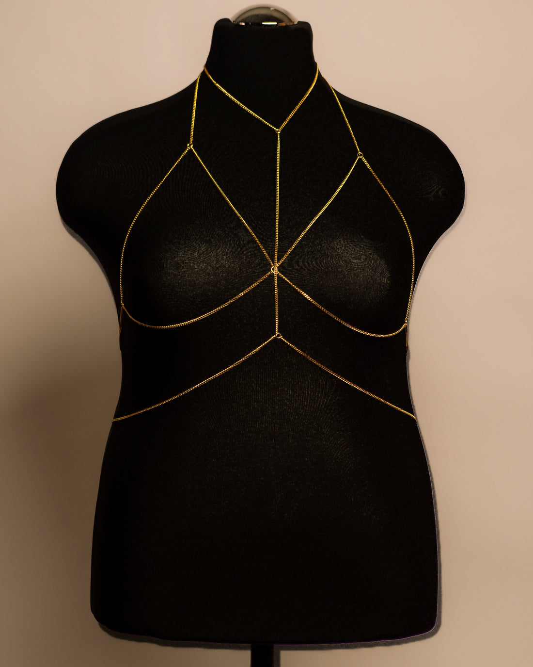 Eclipse Top stainless steel body chain handgemaakt op maat