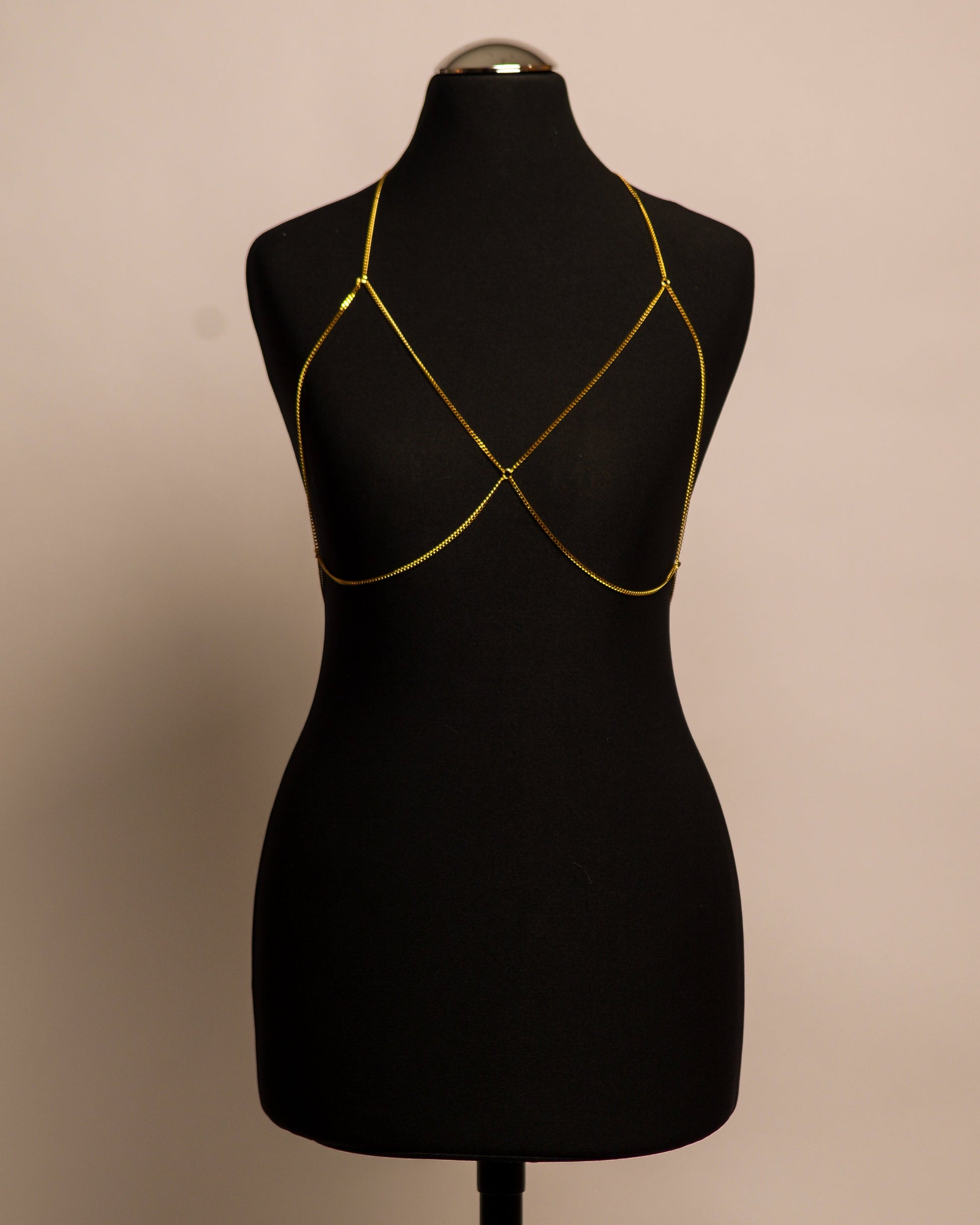 Halo Top stainless steel body chain handgemaakt op maat