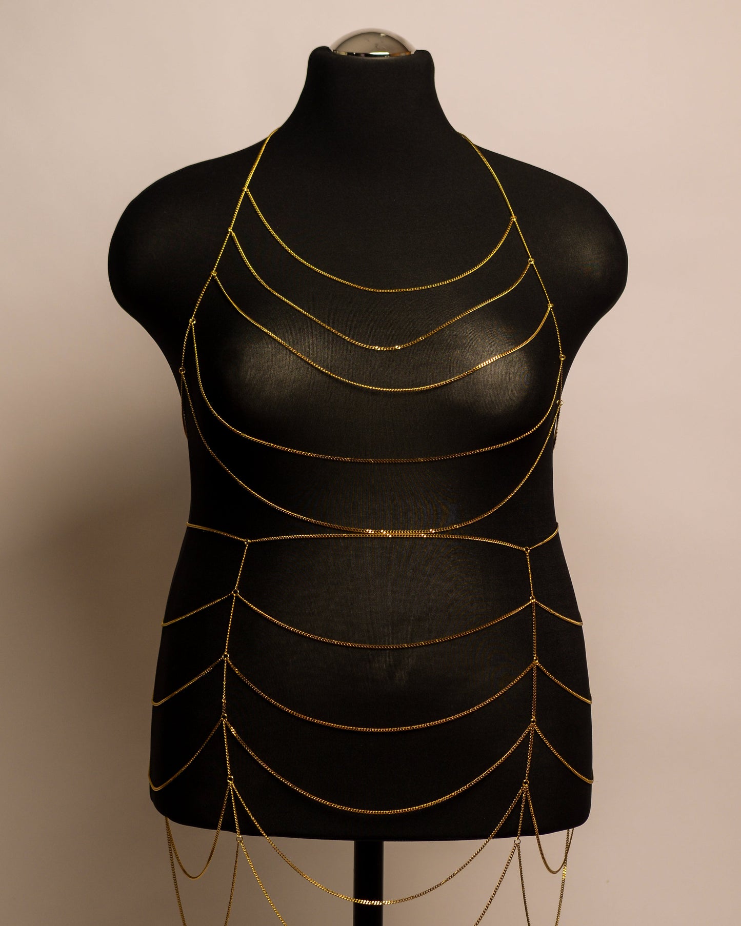 Horizon Belt stainless steel body chain handgemaakt op maat