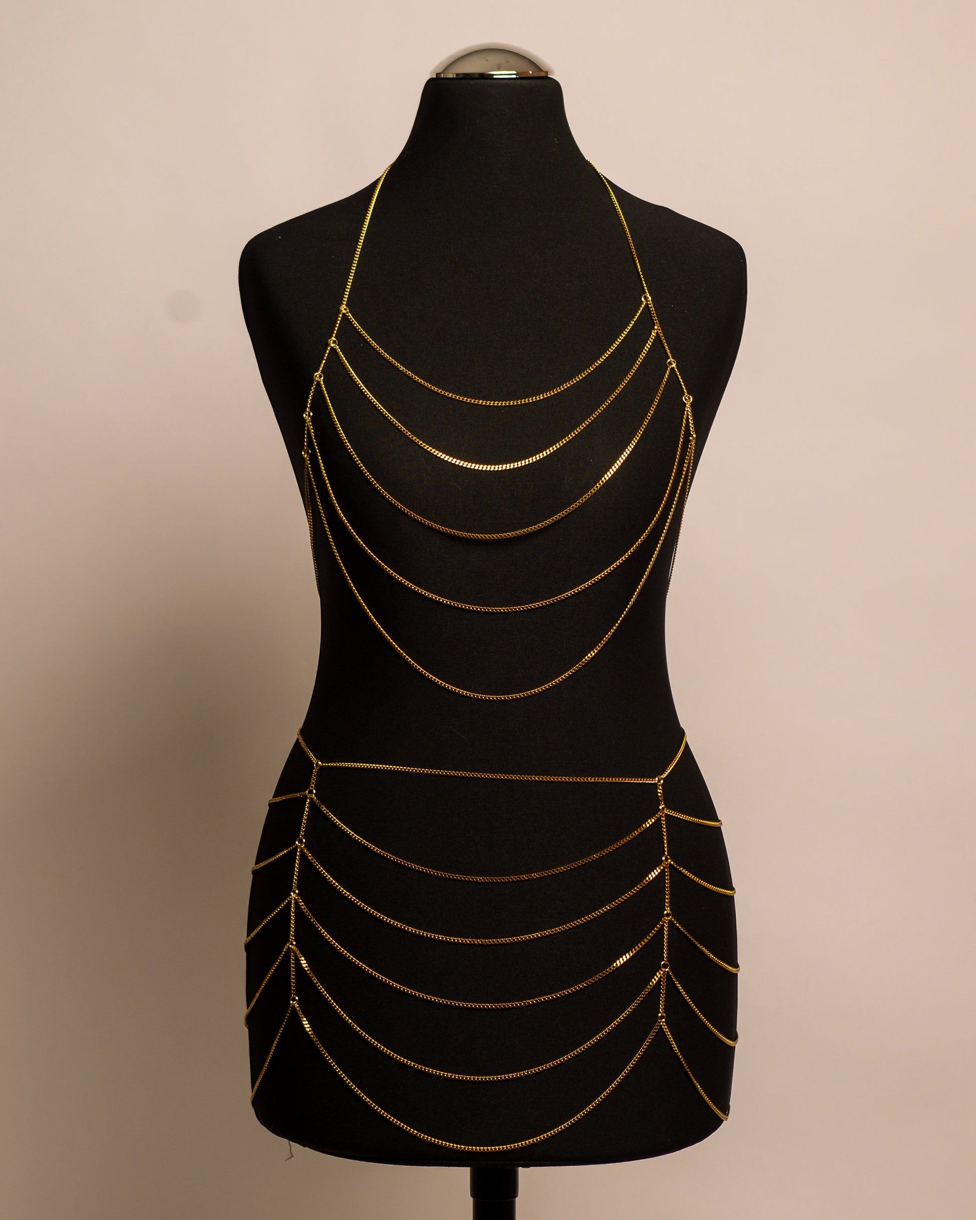 Horizon Top stainless steel body chain handgemaakt op maat