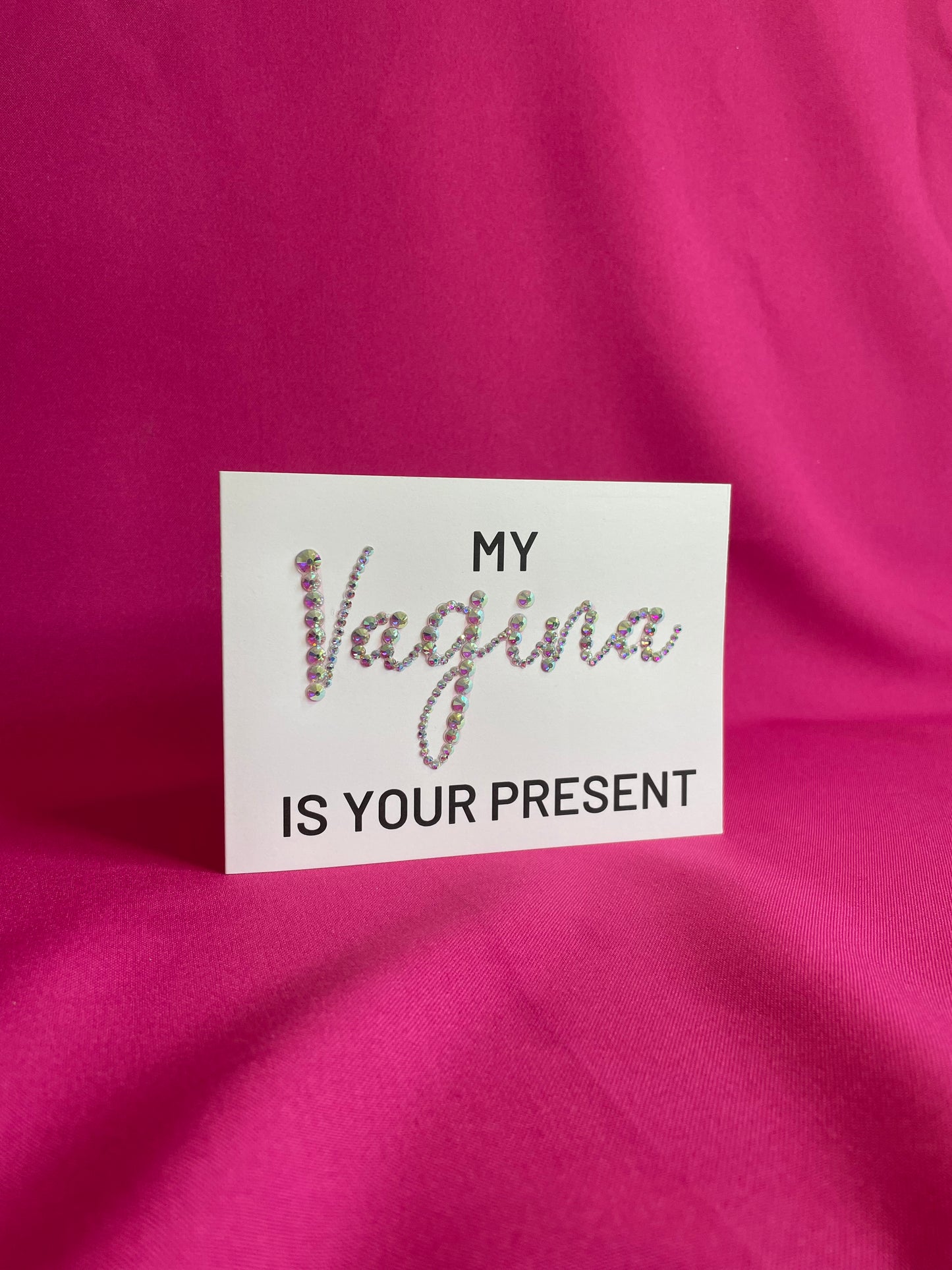 My vagina is your present Postkaart