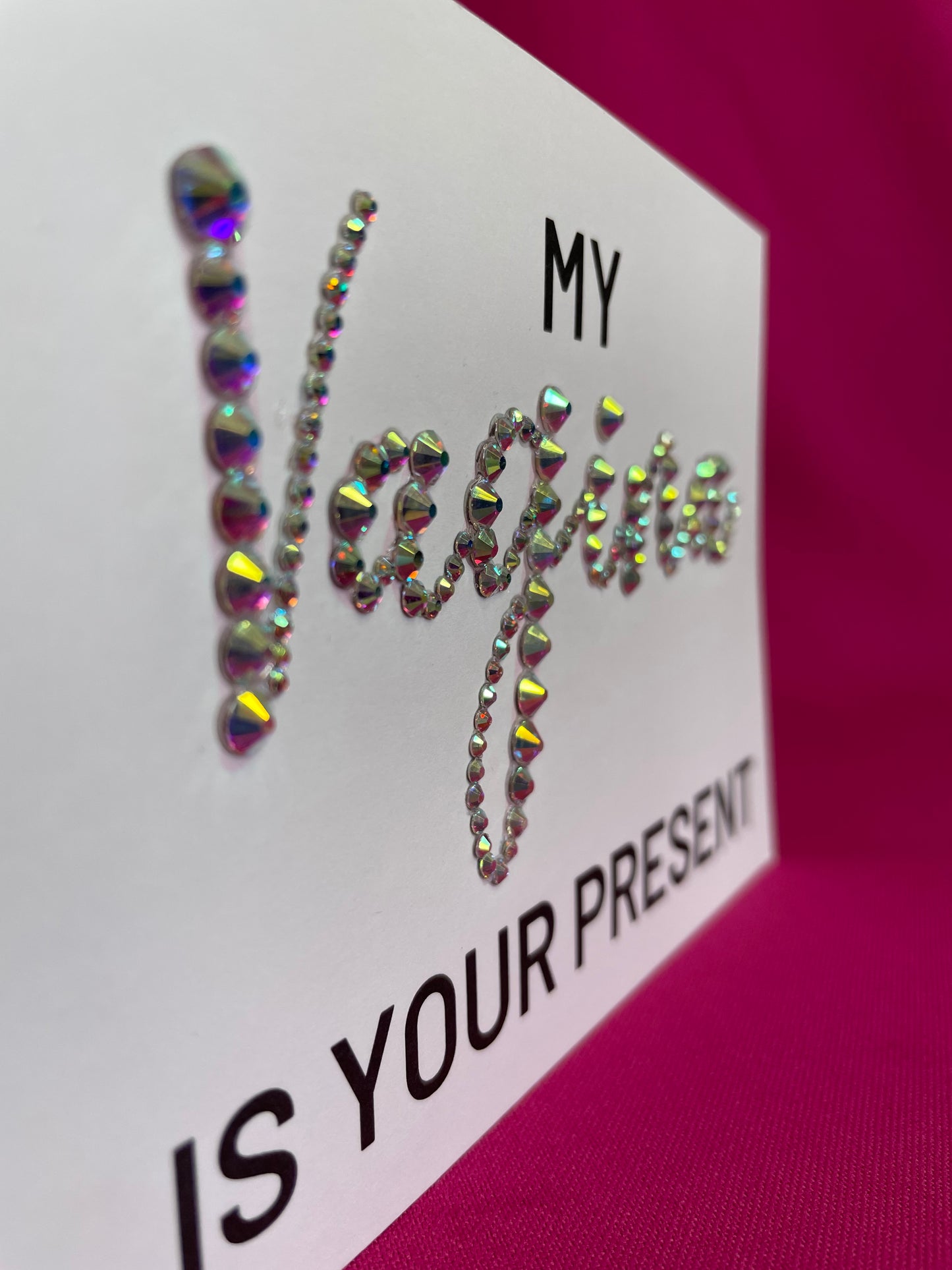 My vagina is your present Postkaart