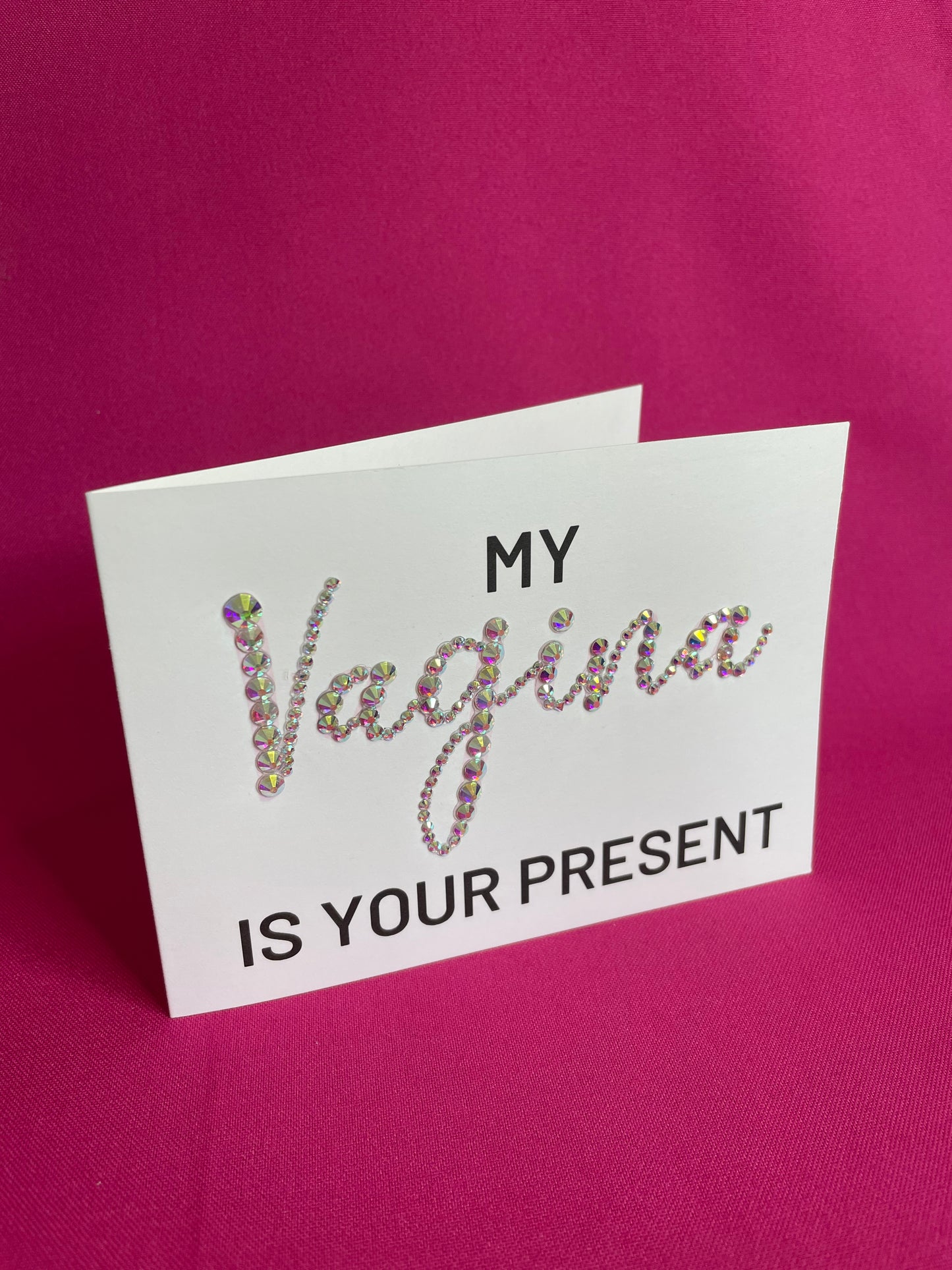 My vagina is your present Postkaart