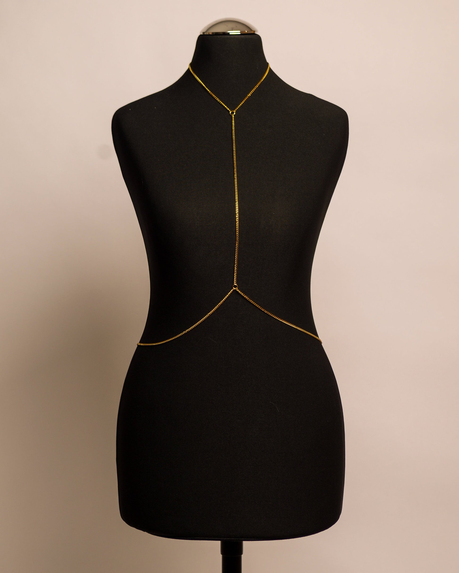 Luna Top stainless steel body chain handgemaakt op maat