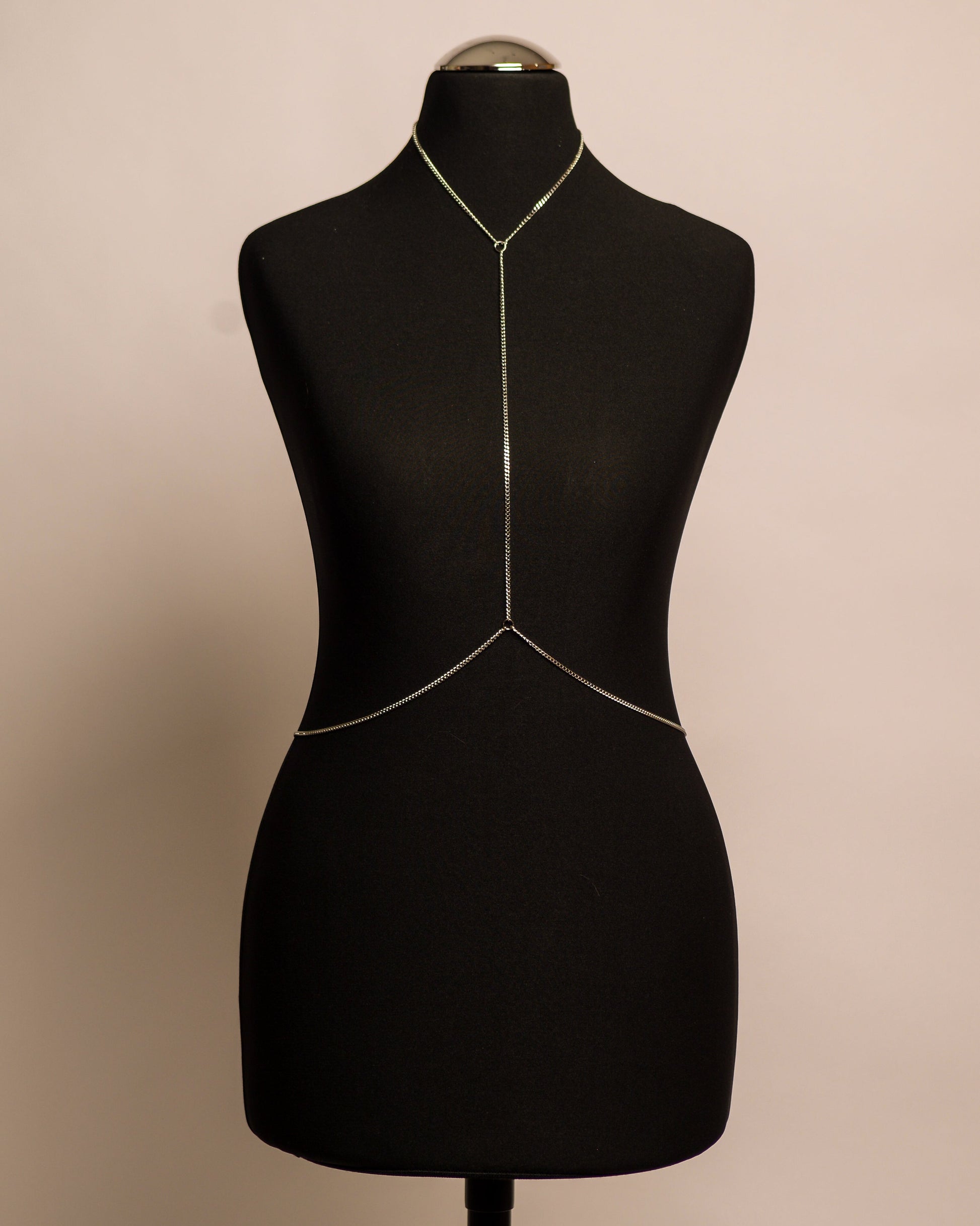 Luna Top stainless steel body chain handgemaakt op maat