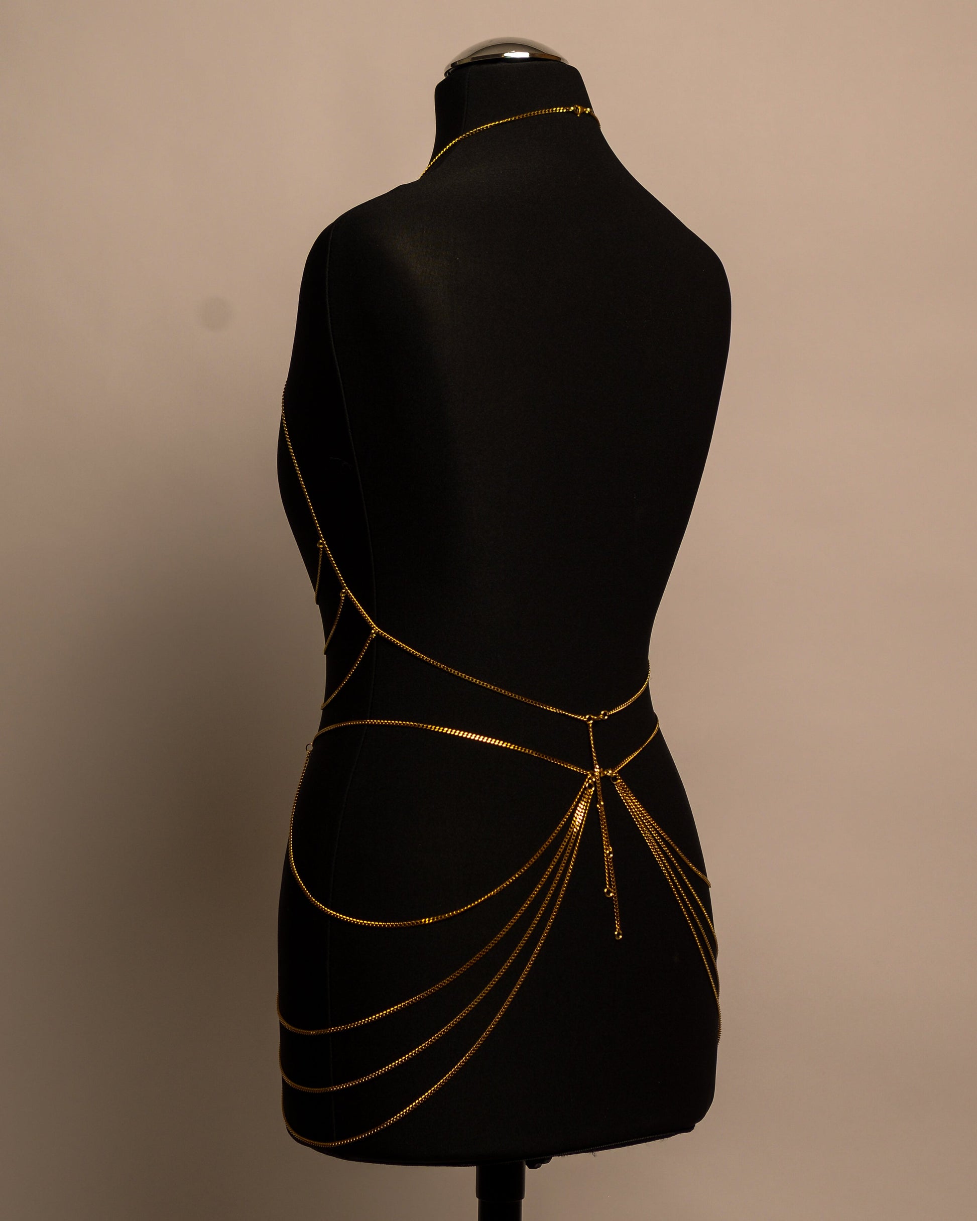 Moon Belt stainless steel body chain handgemaakt op maat