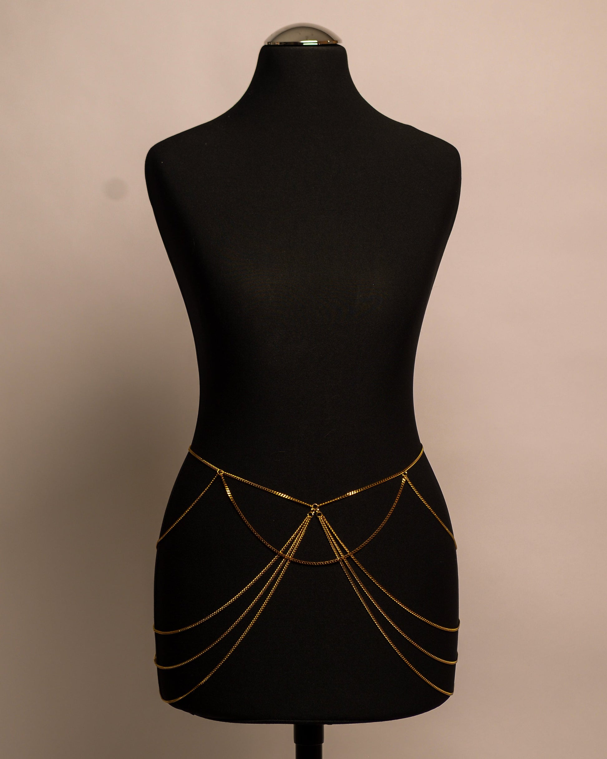 Moon Belt stainless steel body chain handgemaakt op maat
