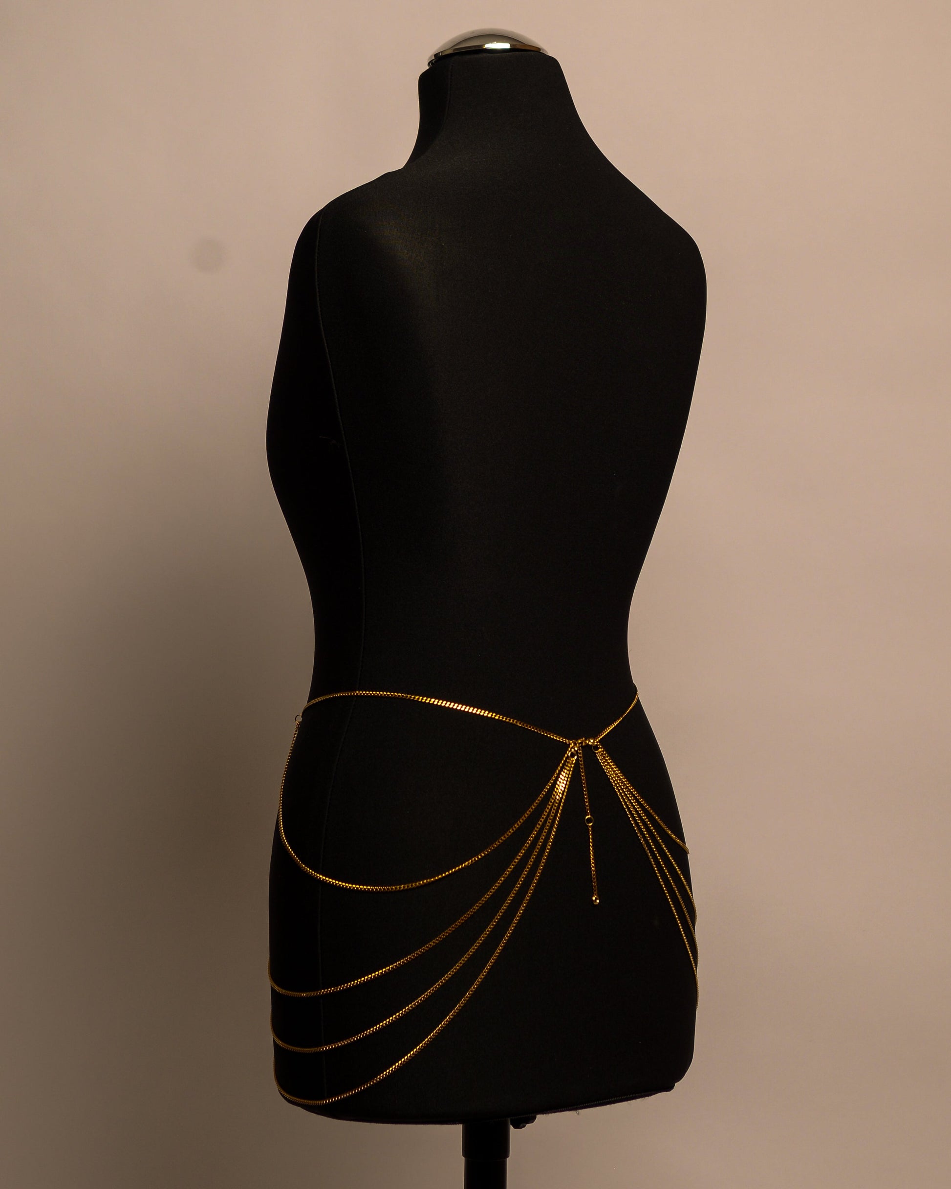 Moon Belt stainless steel body chain handgemaakt op maat
