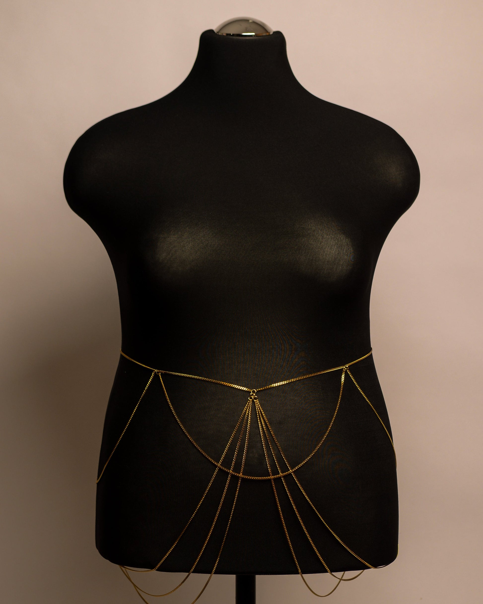 Moon Belt stainless steel body chain handgemaakt op maat