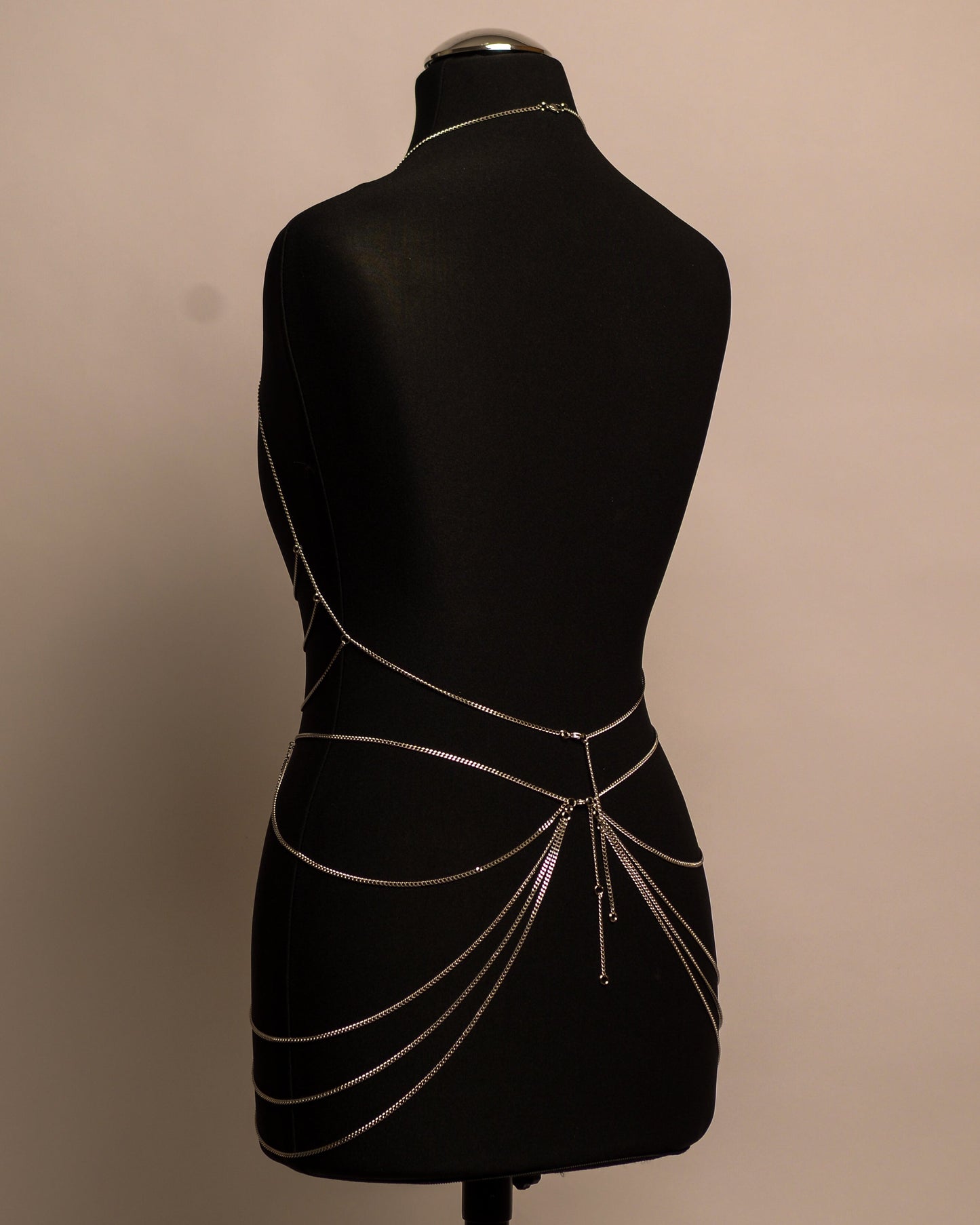 Moon Belt stainless steel body chain handgemaakt op maat