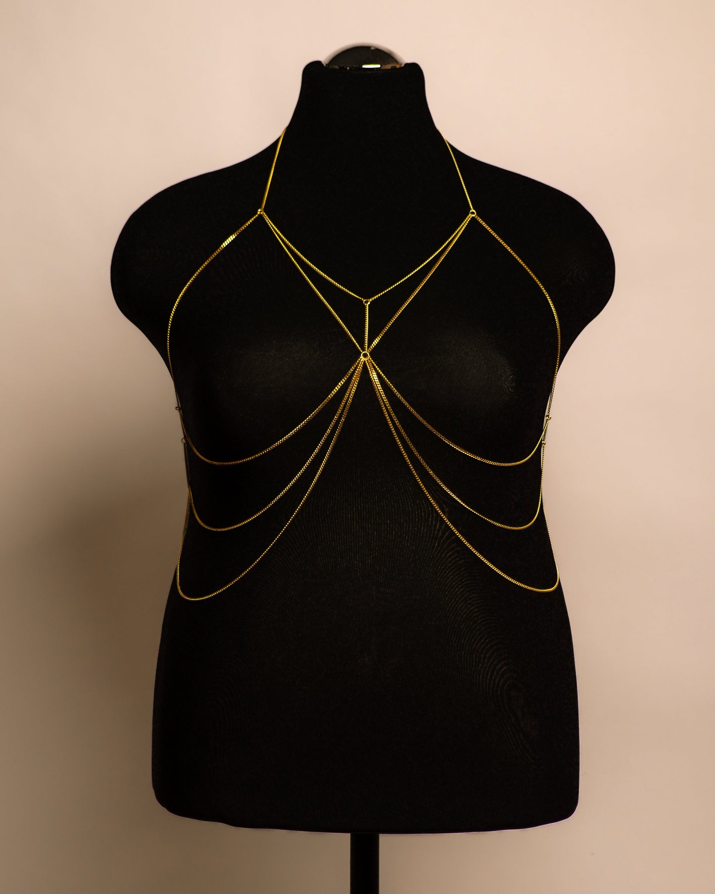 Moon Top stainless steel body chain handgemaakt op maat