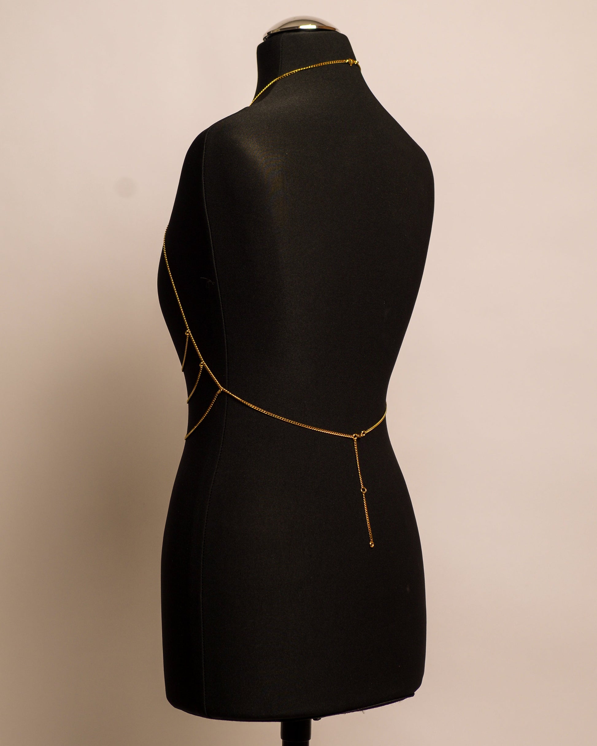 Moon Top stainless steel body chain handgemaakt op maat