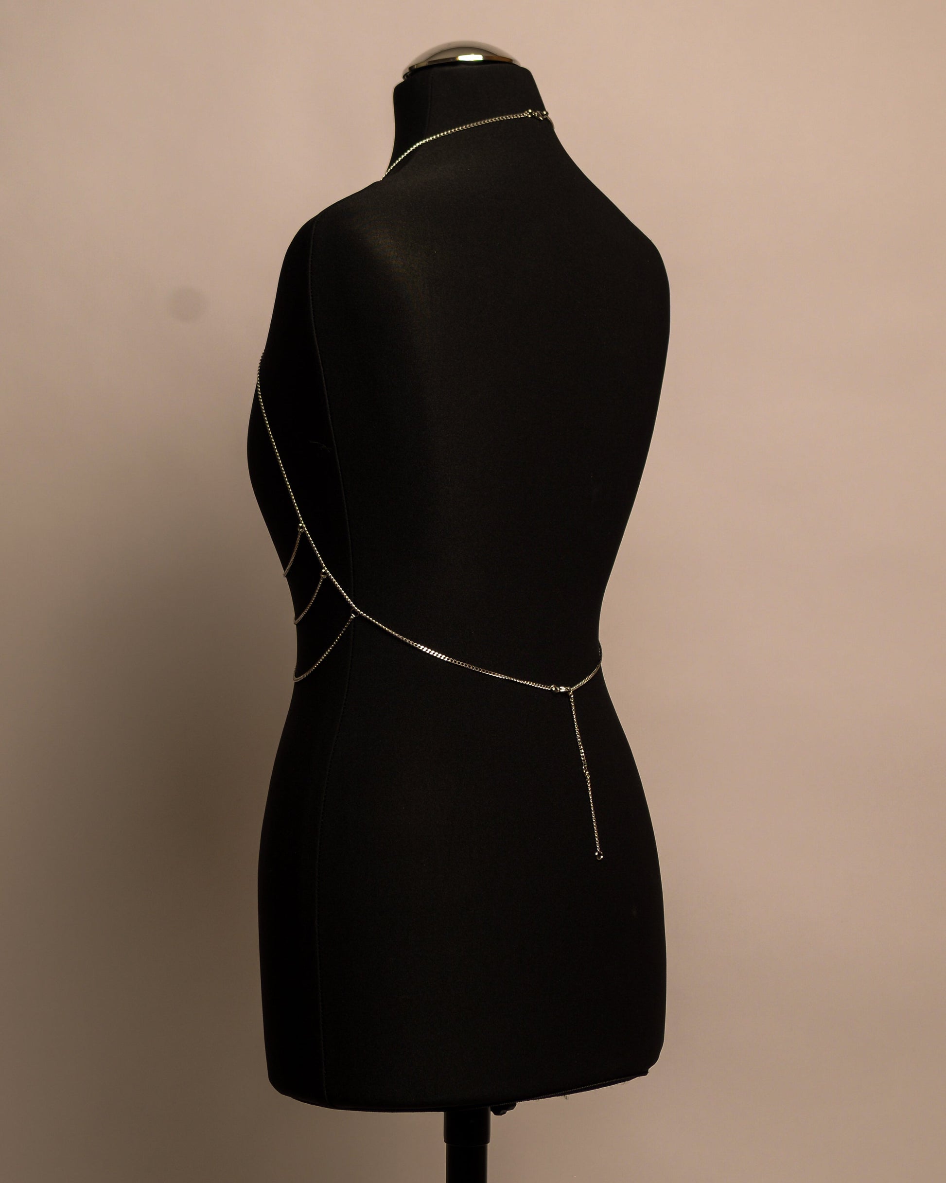 Moon Top stainless steel body chain handgemaakt op maat